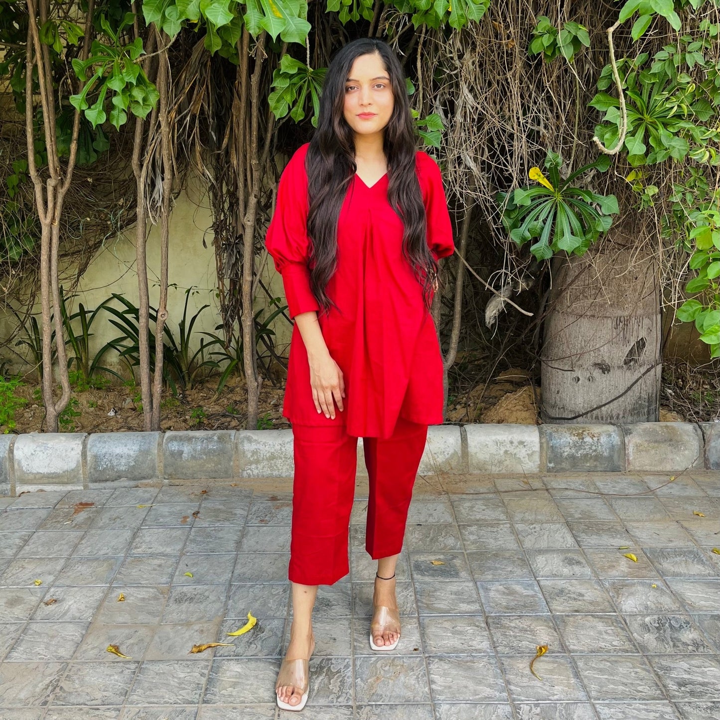 Red Berry Cord Set