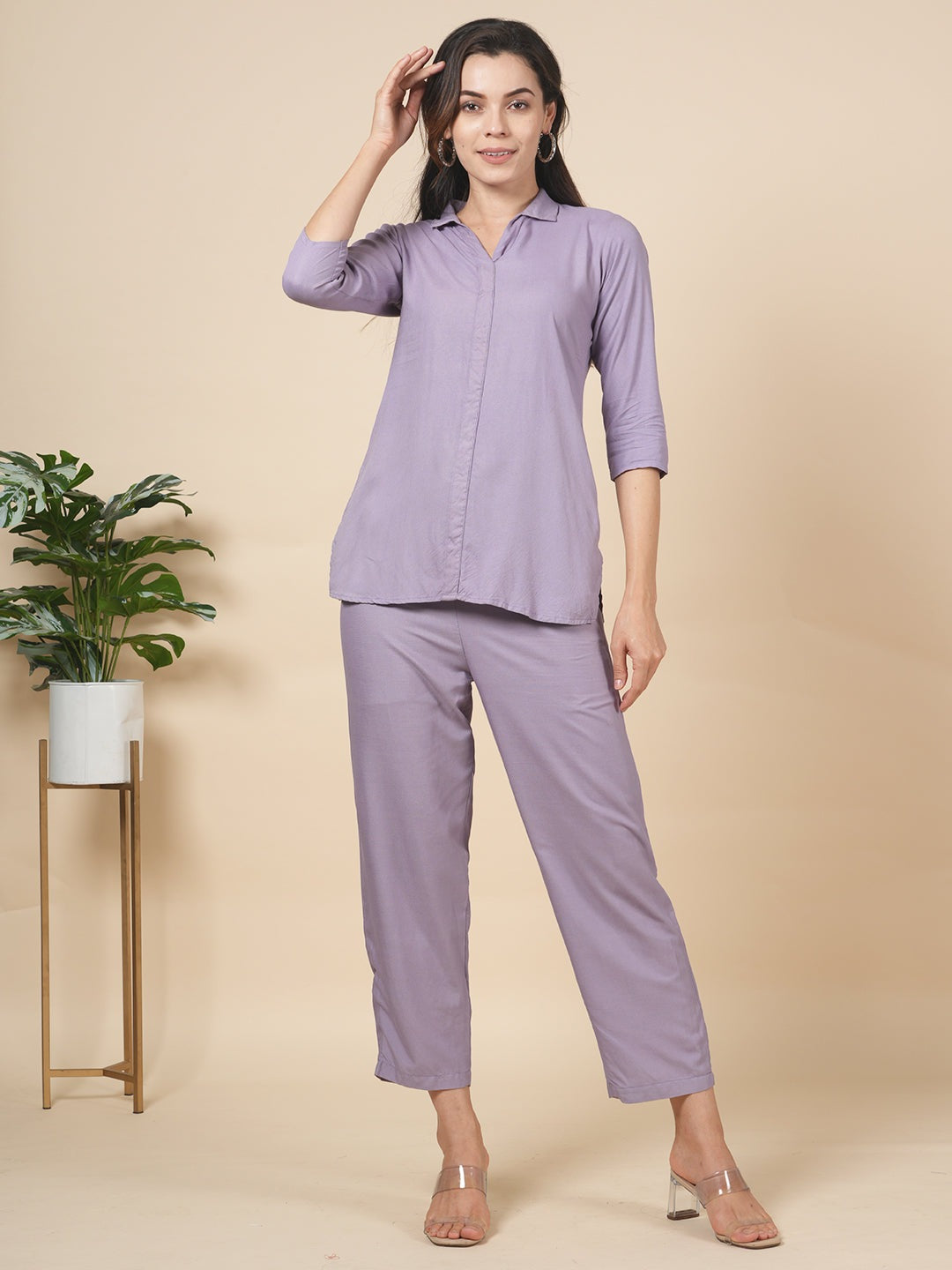 Lavender Solid Cord Set