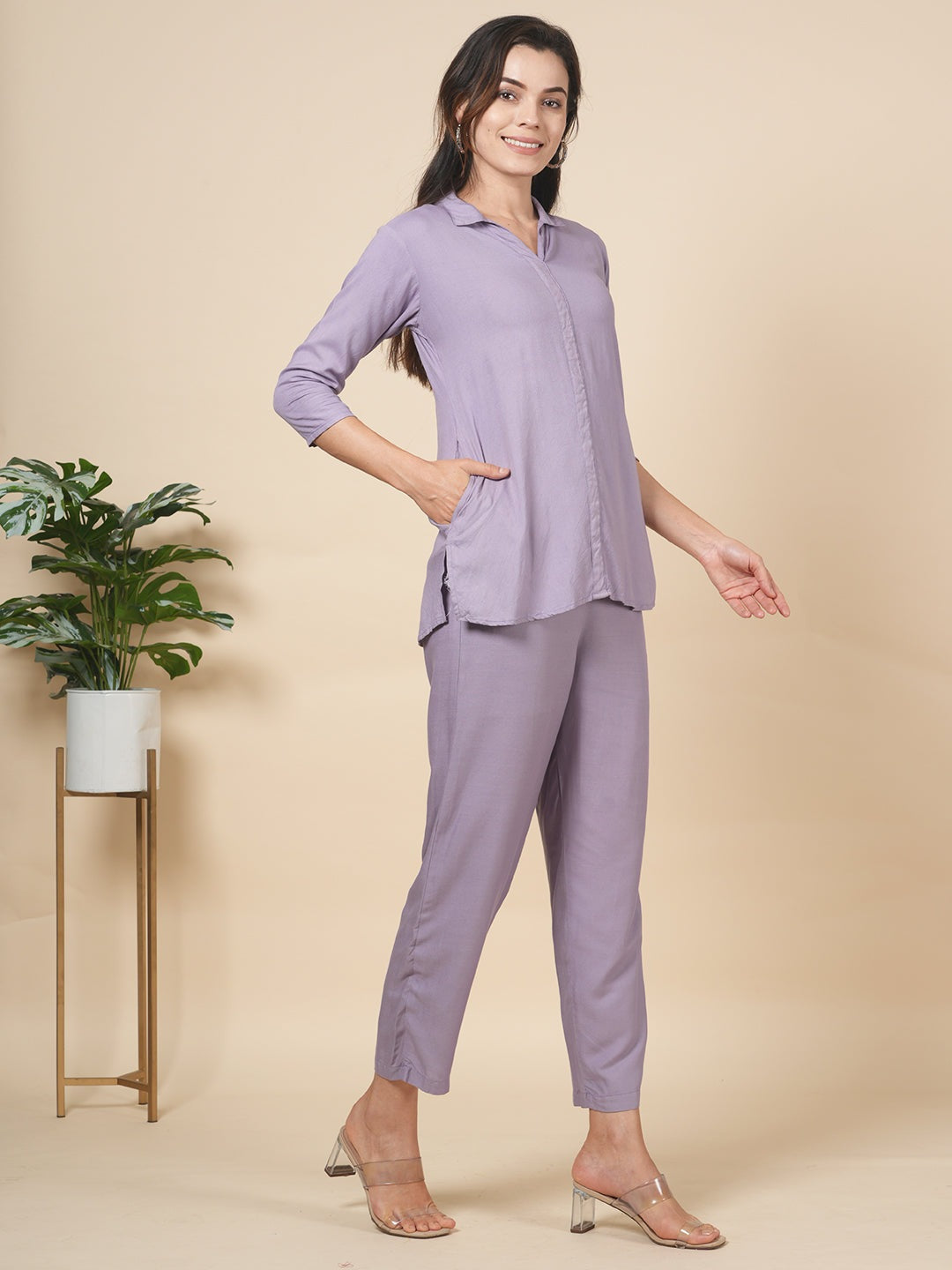 Lavender Solid Cord Set
