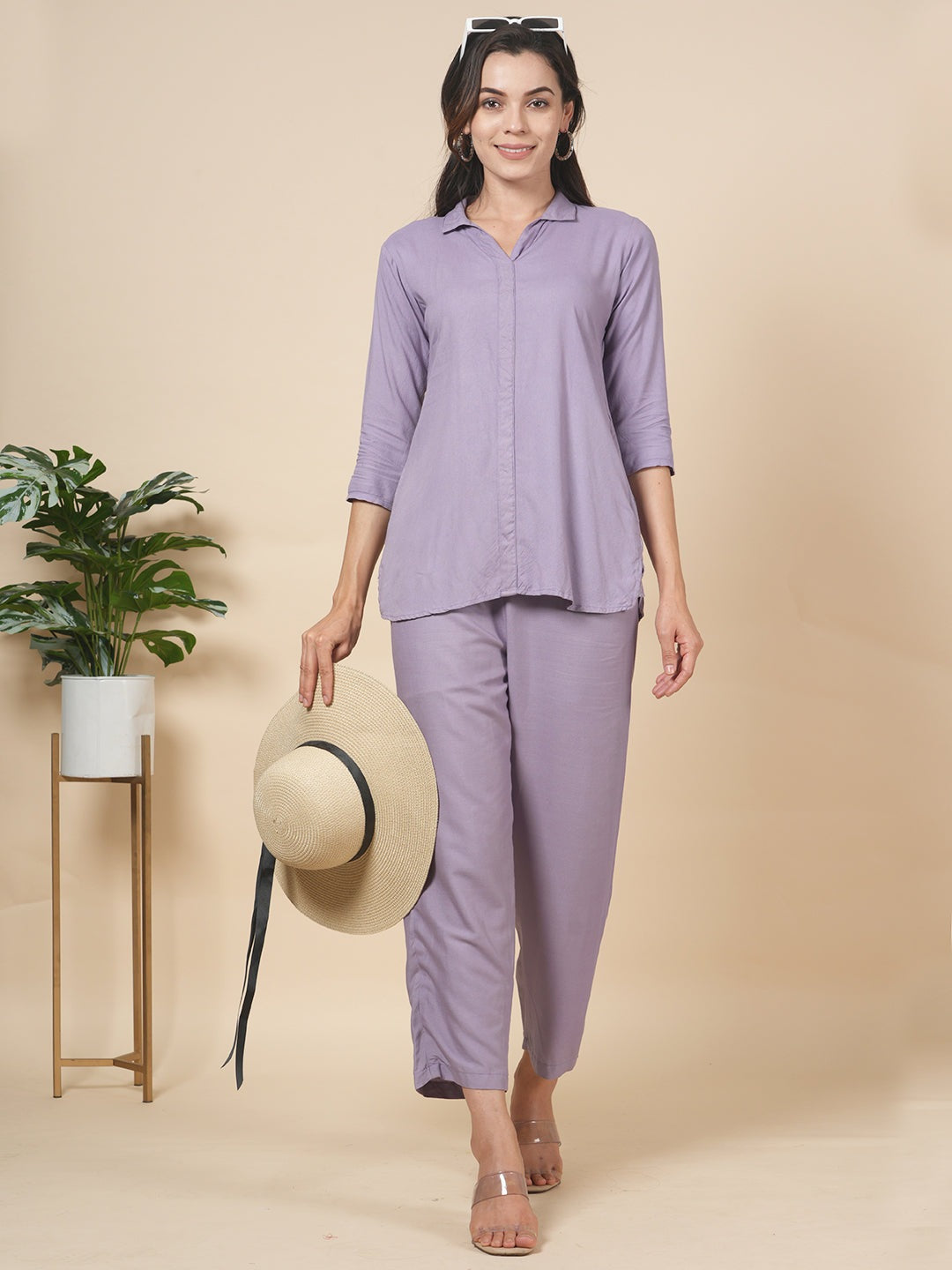 Lavender Solid Cord Set