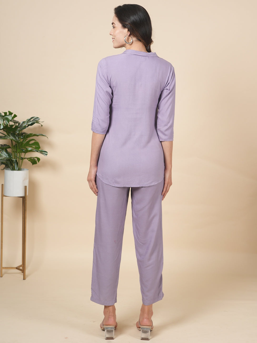 Lavender Solid Cord Set