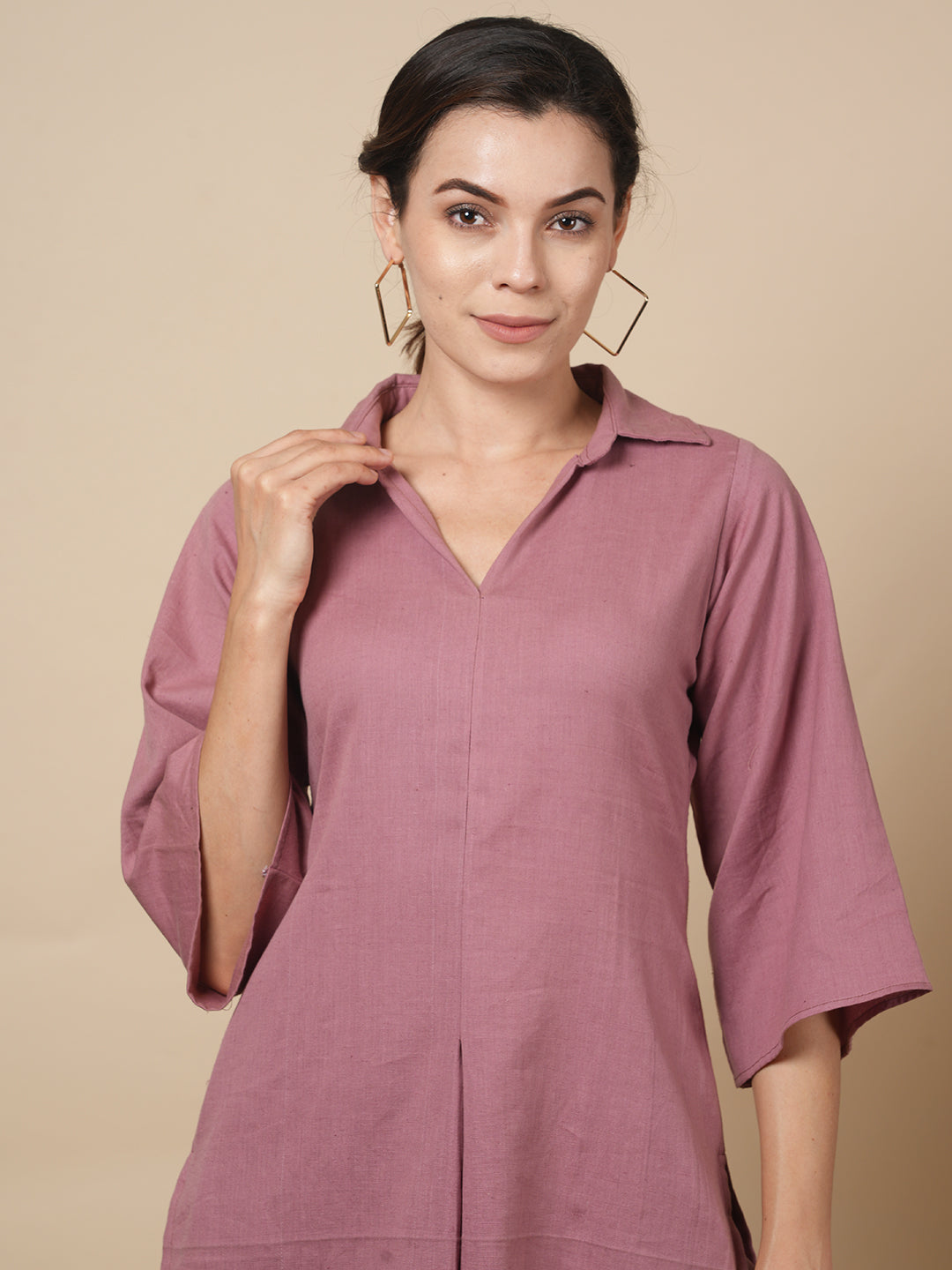 Mauve Organic Cord Set