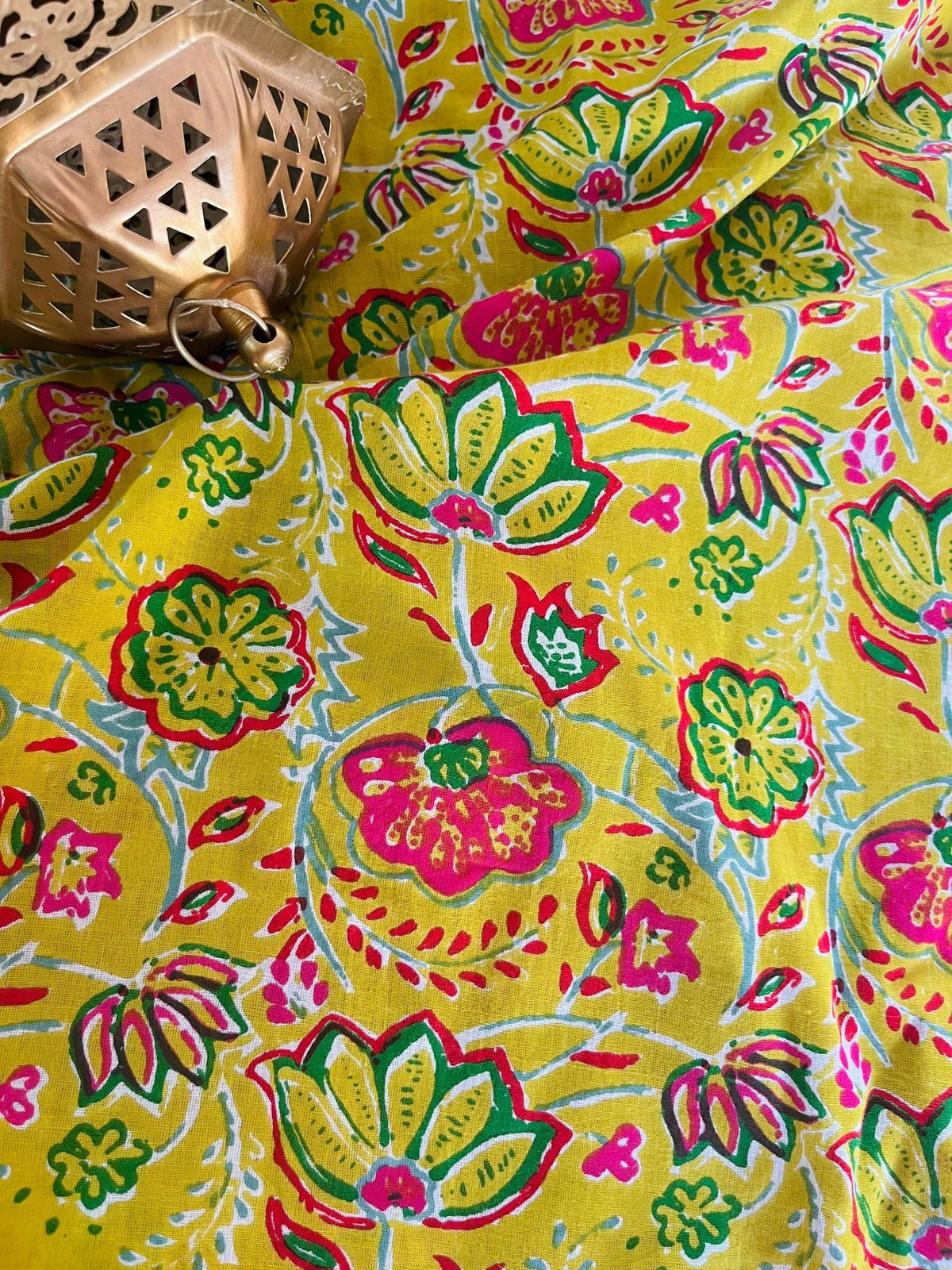 Sunita Handblock Cotton Fabric