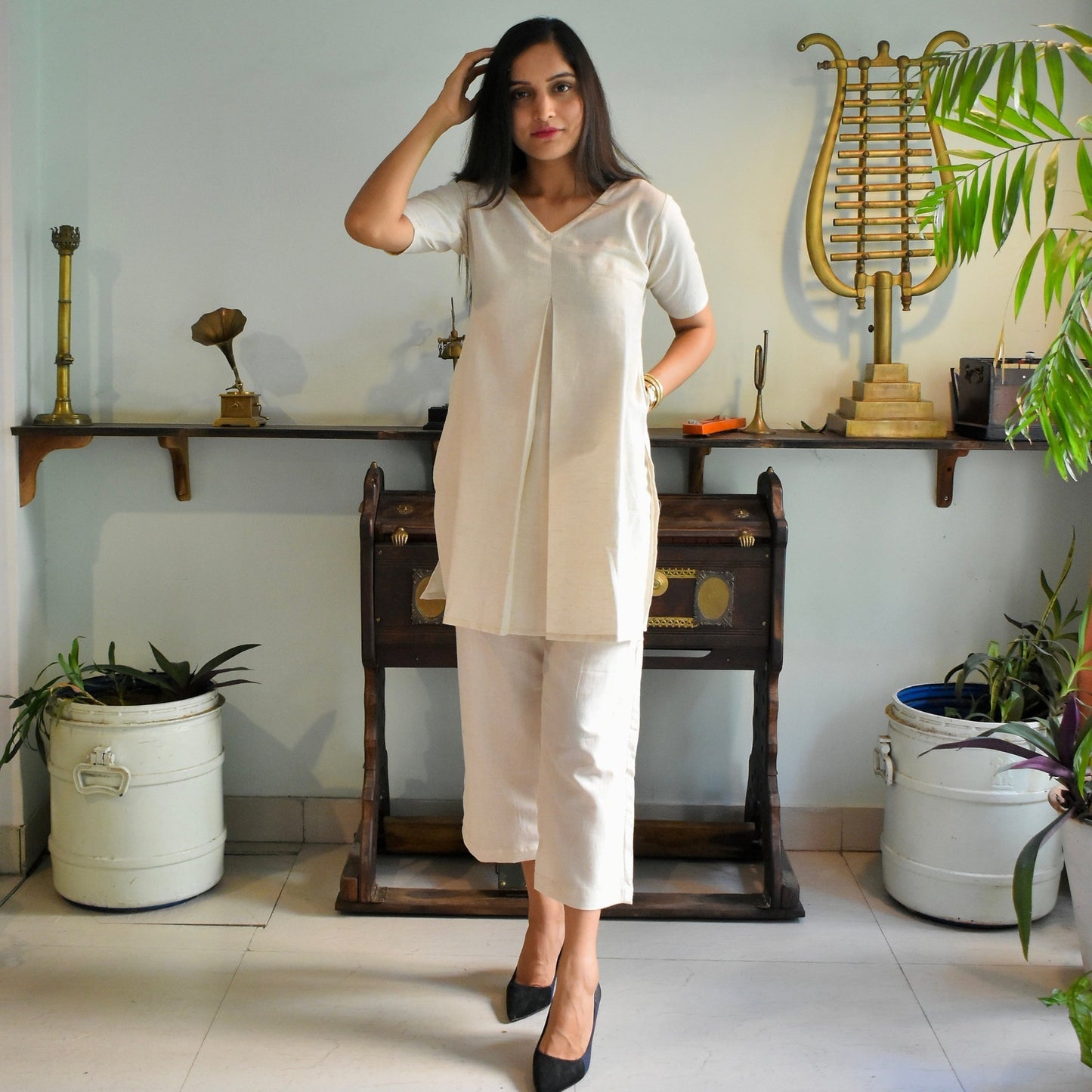 Ivory Organic Cotton Cord Set