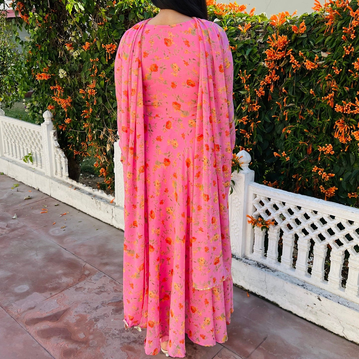 Blush Berry Floral Suit Set