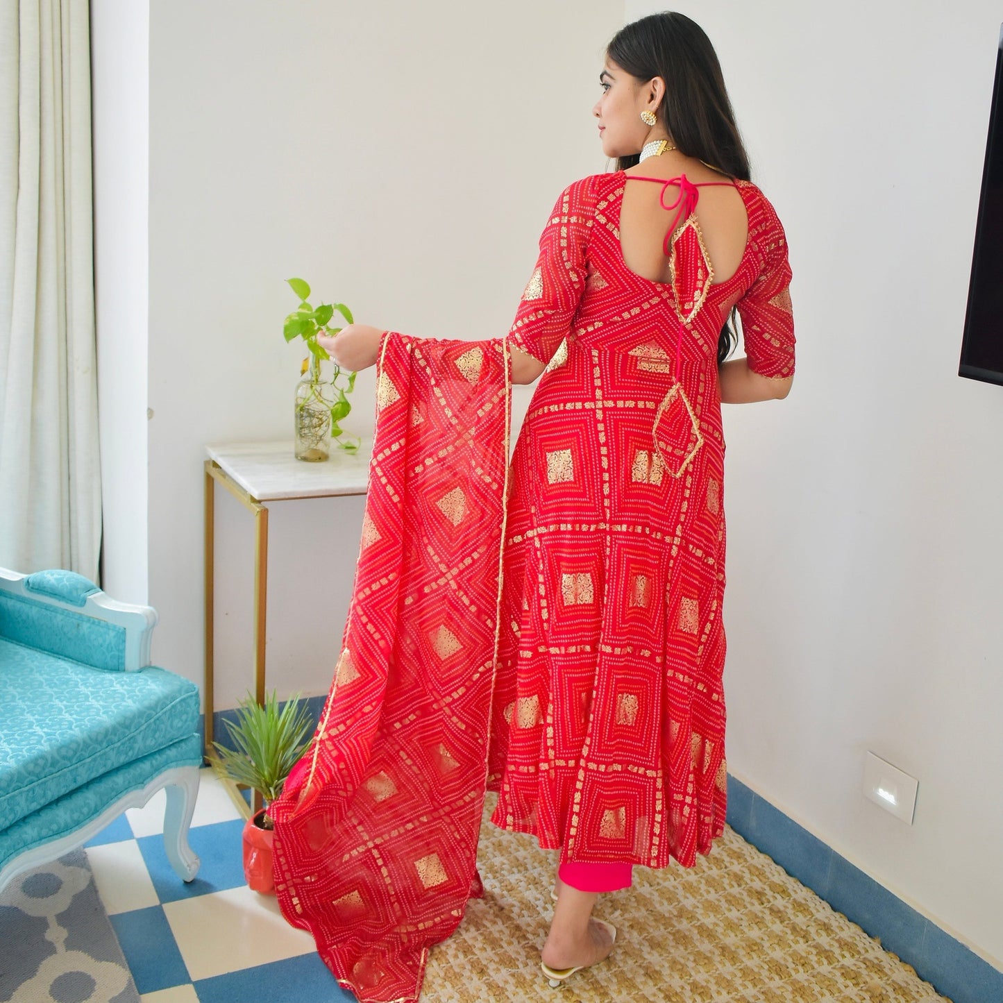 Rani Bhandej Foil Suit Set