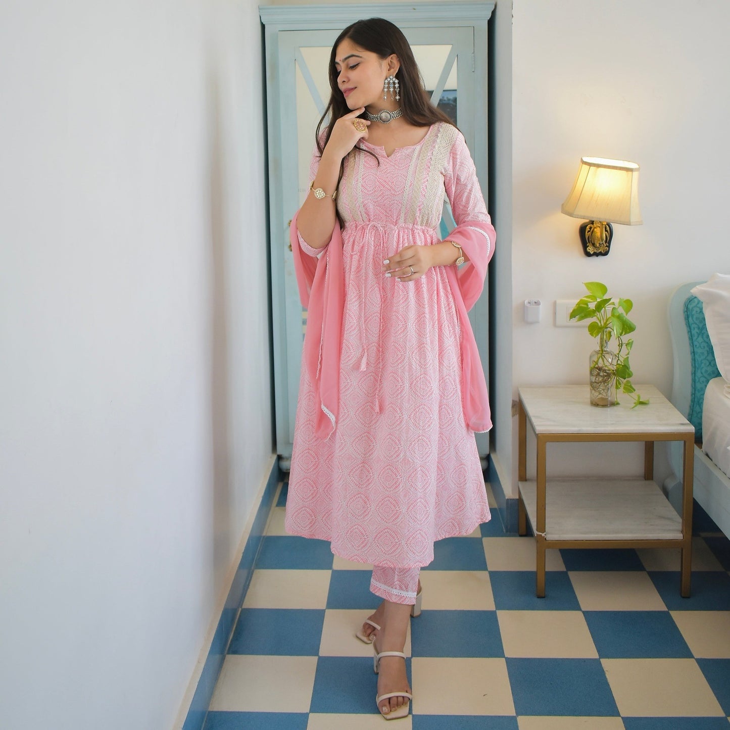 Snowberry Cotton Suit Set