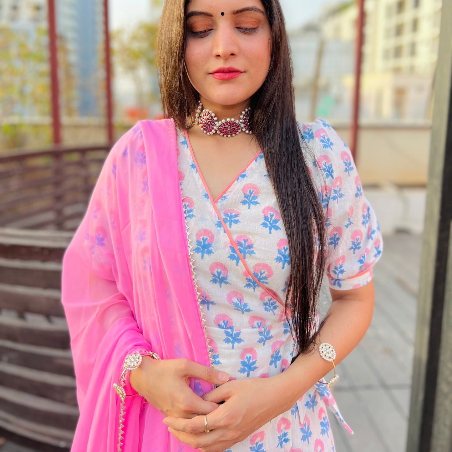 Anvi Angrakha Suit Set