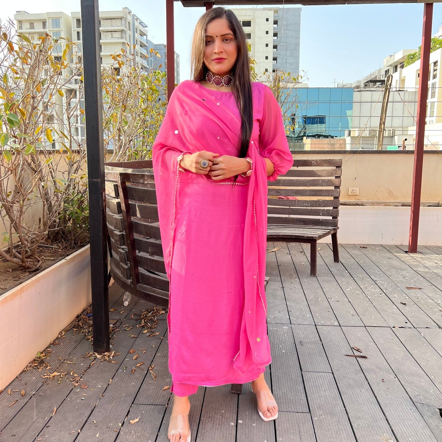 Pink Haze Suit Set