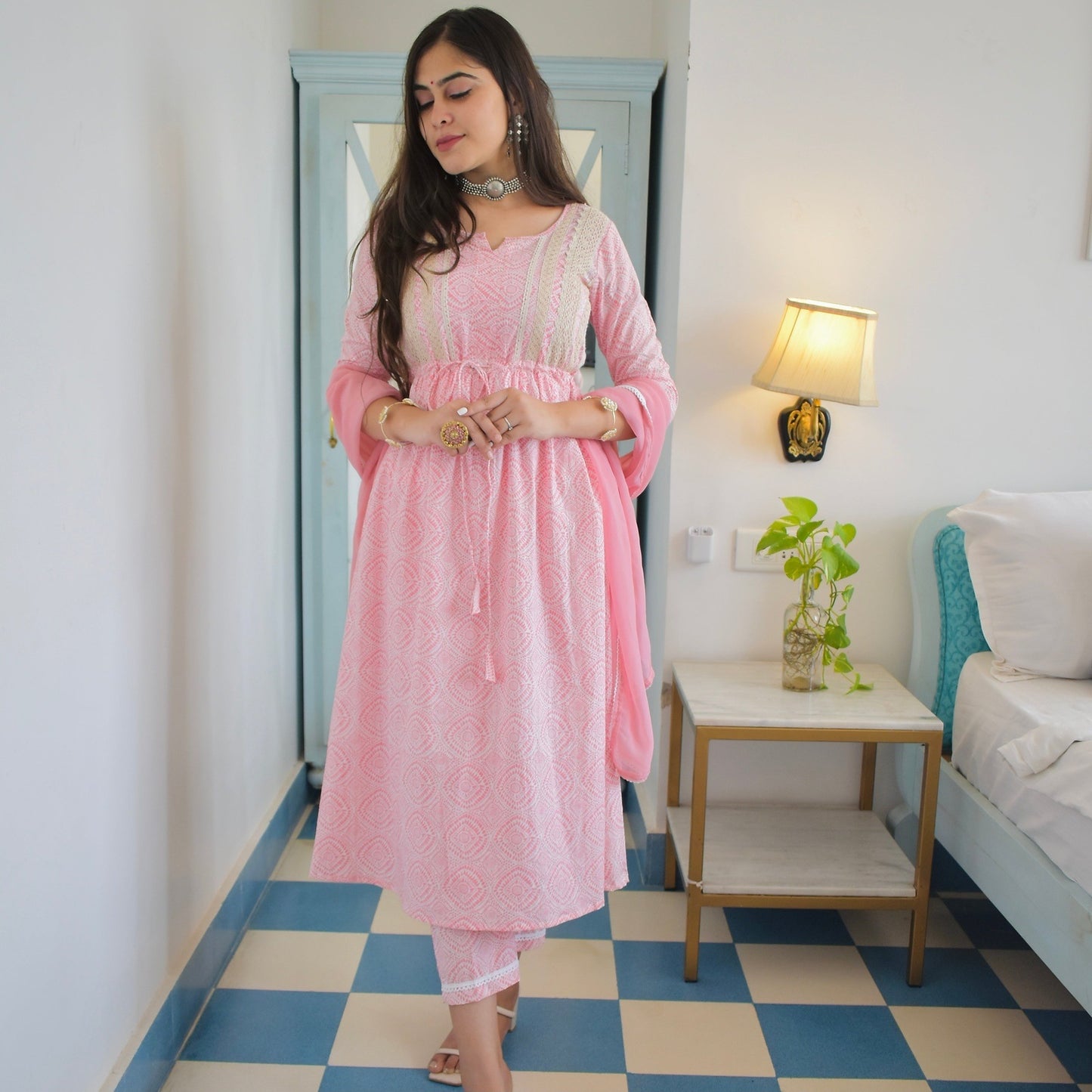 Snowberry Cotton Suit Set