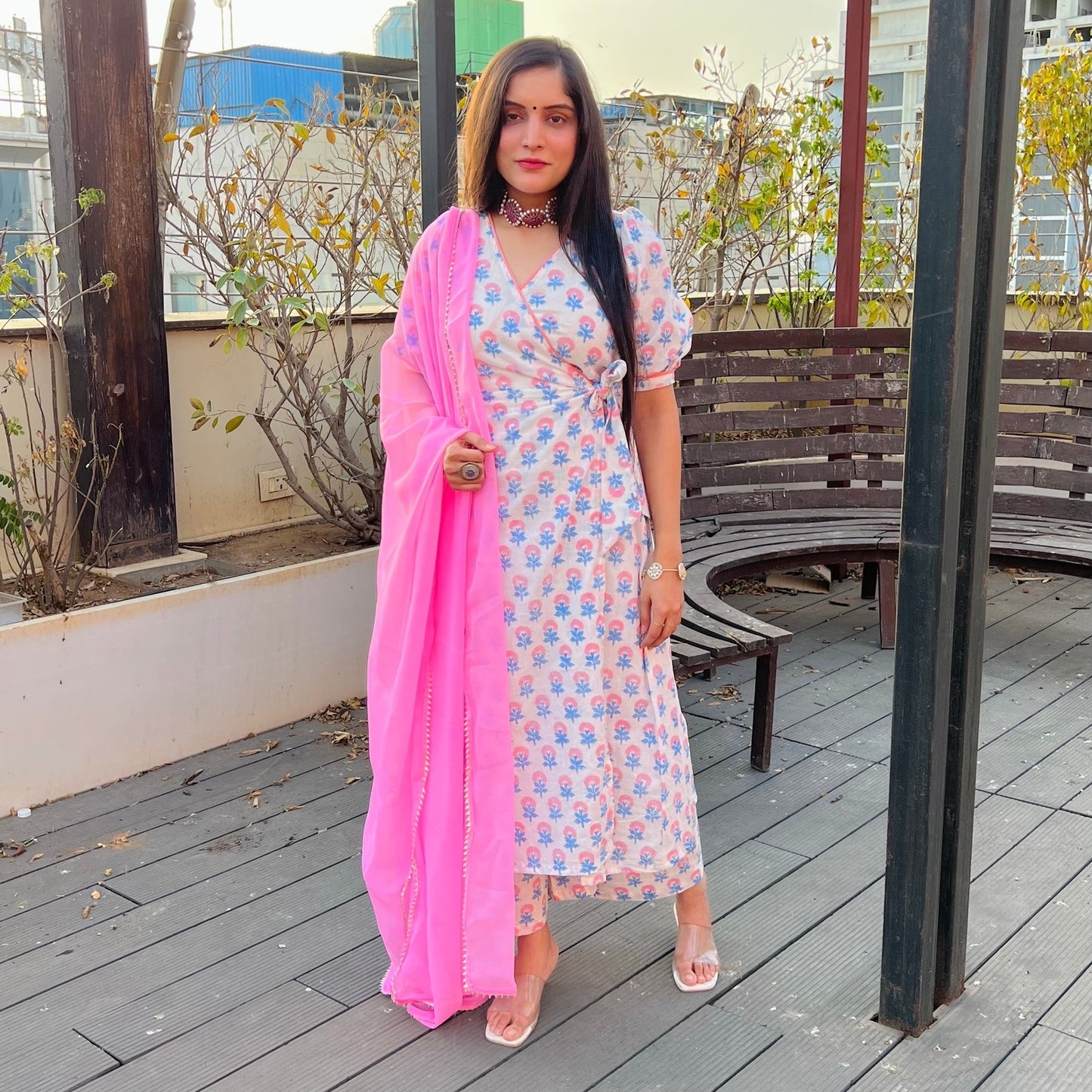 Anvi Angrakha Suit Set