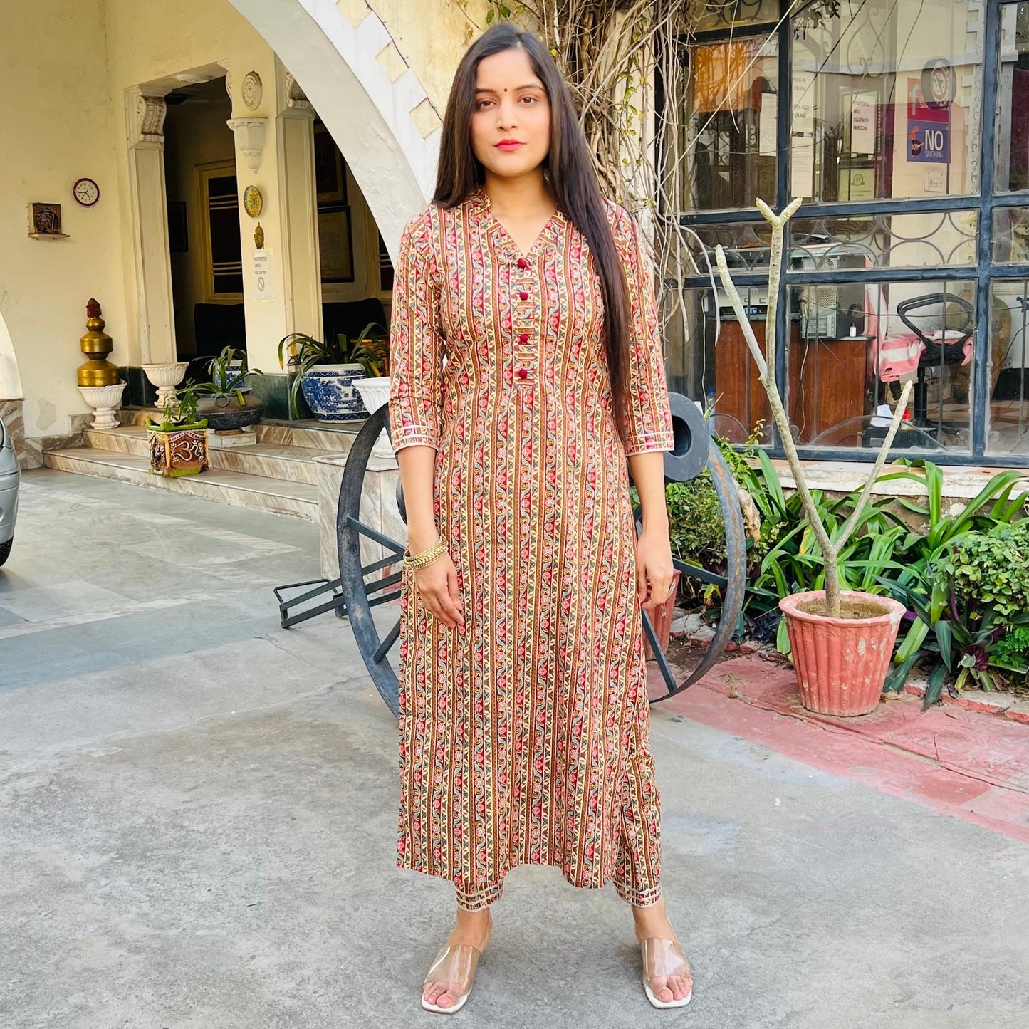 Tribal Printed Kurta Set