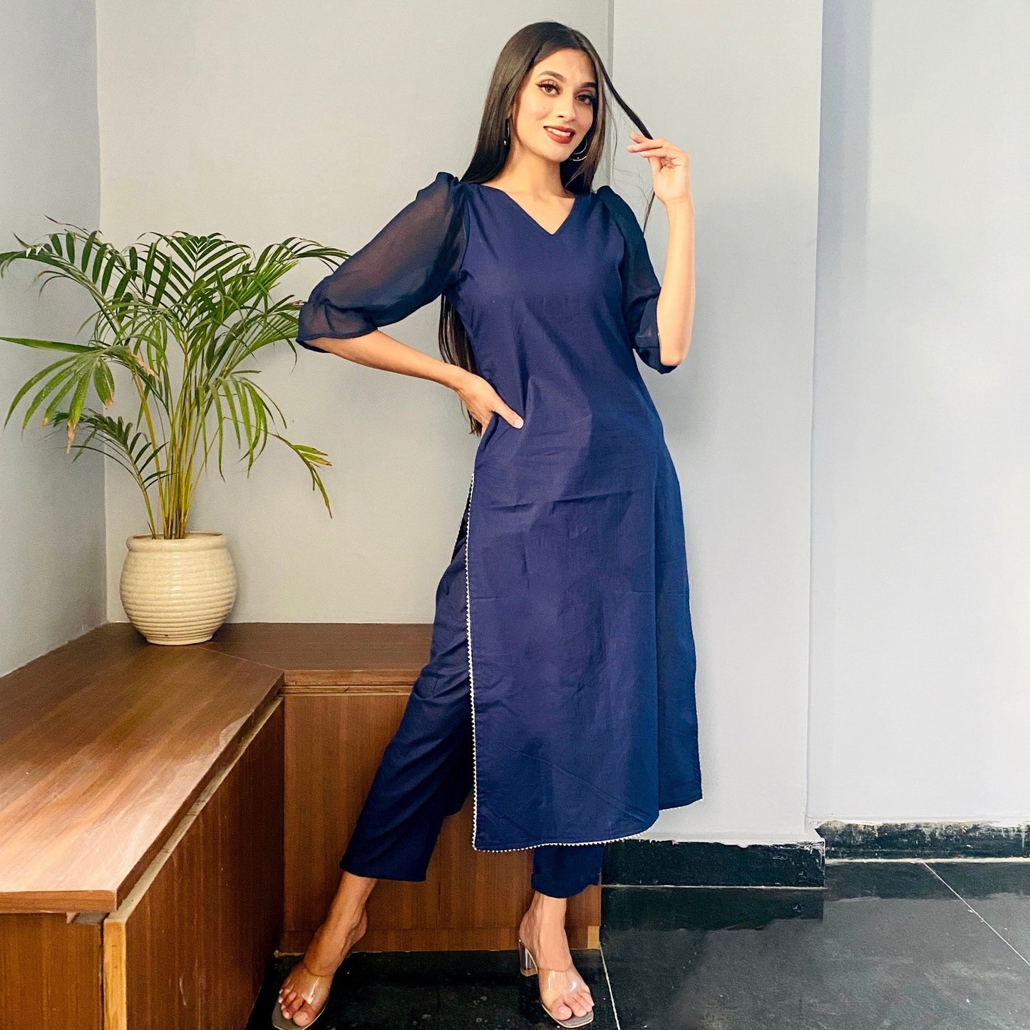 Blue Haze Kurta Set