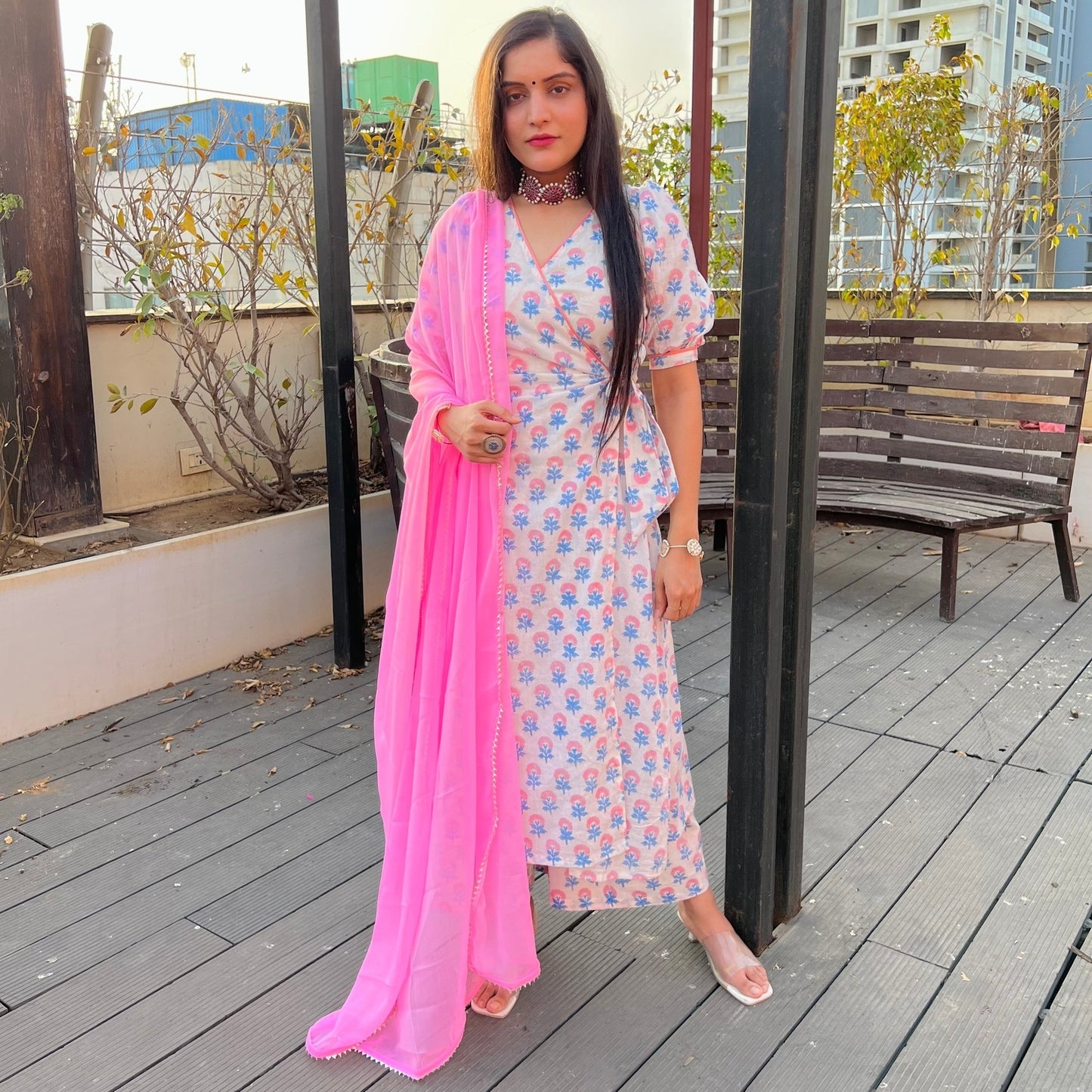 Anvi Angrakha Suit Set