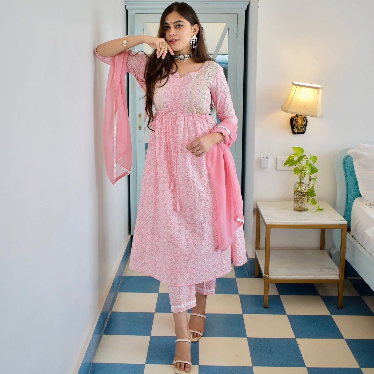 Snowberry Cotton Suit Set