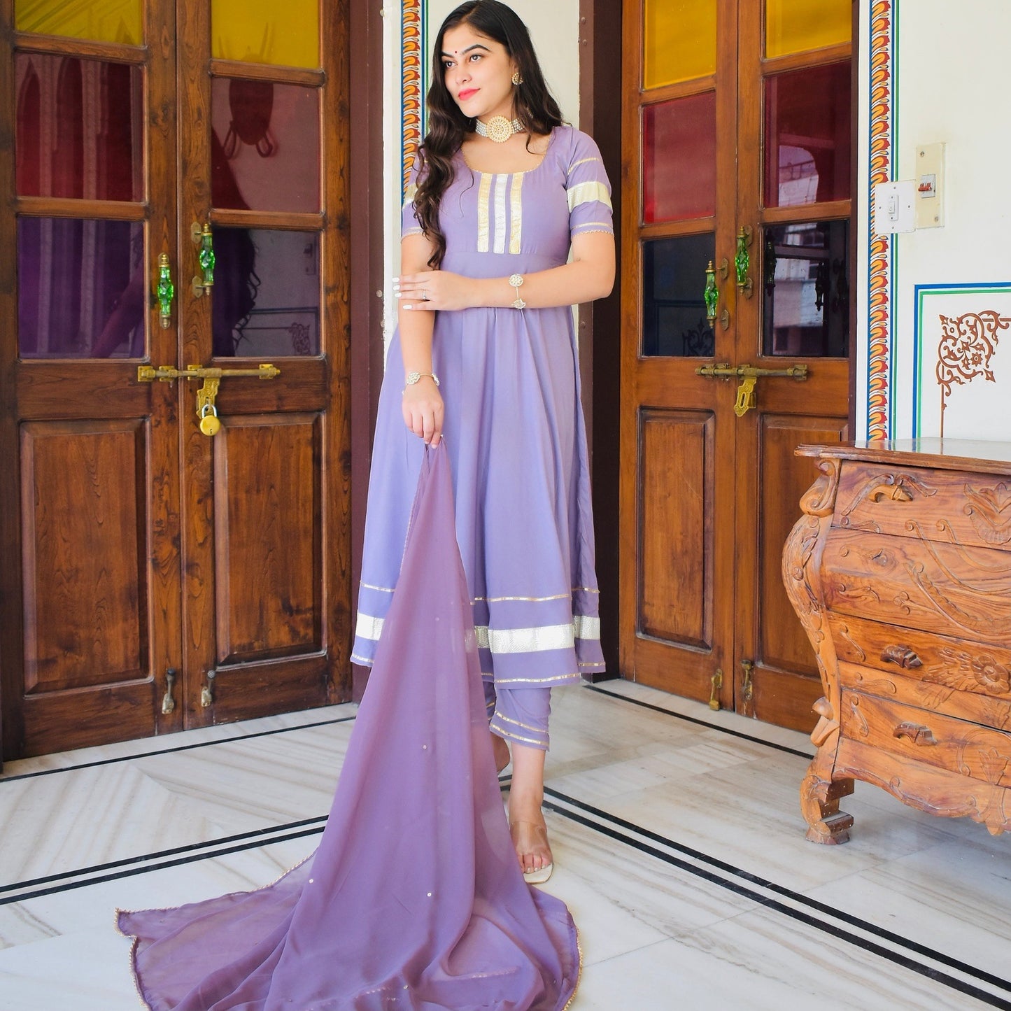 Lilac Delight Suit Set