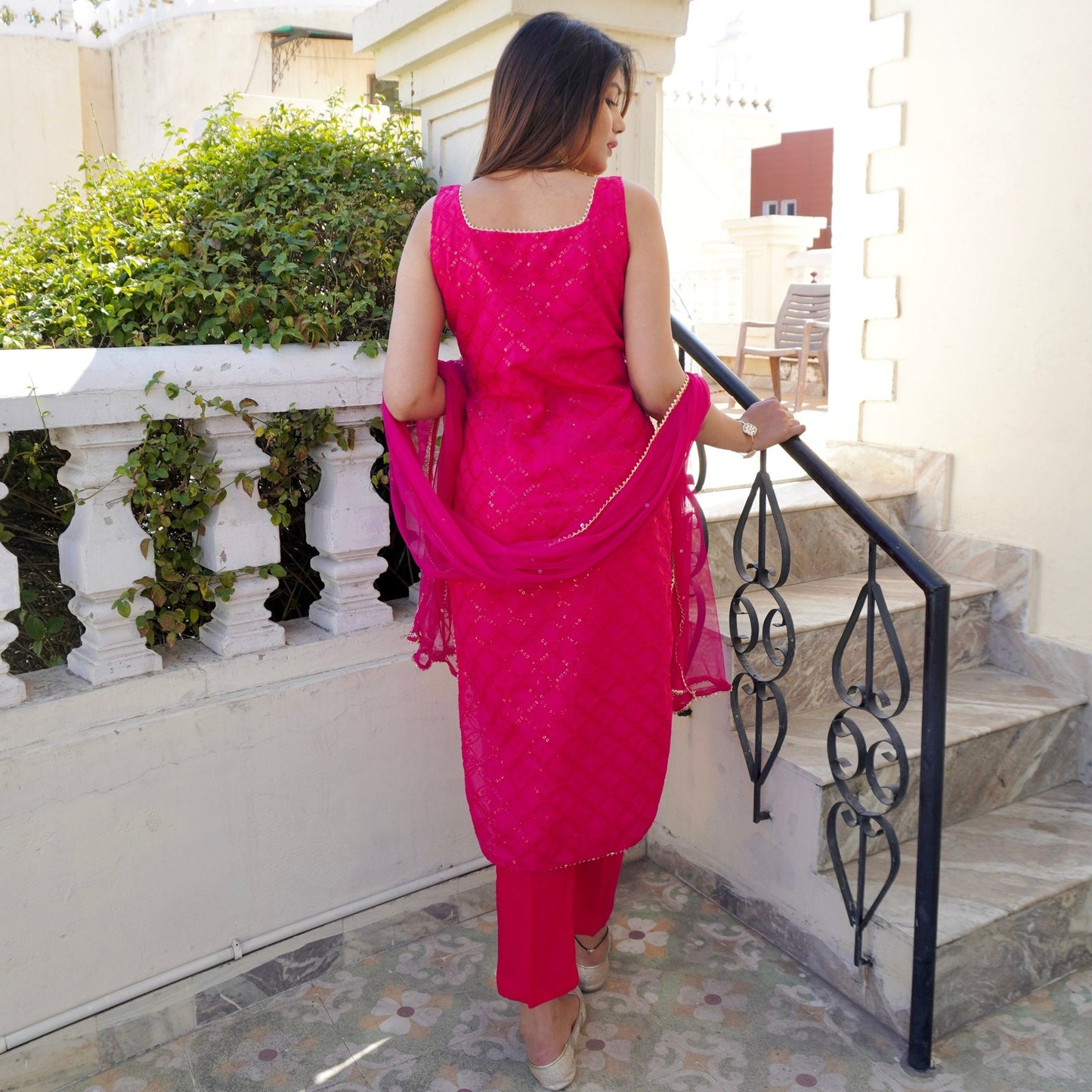 Priti Chikankari Suit Set