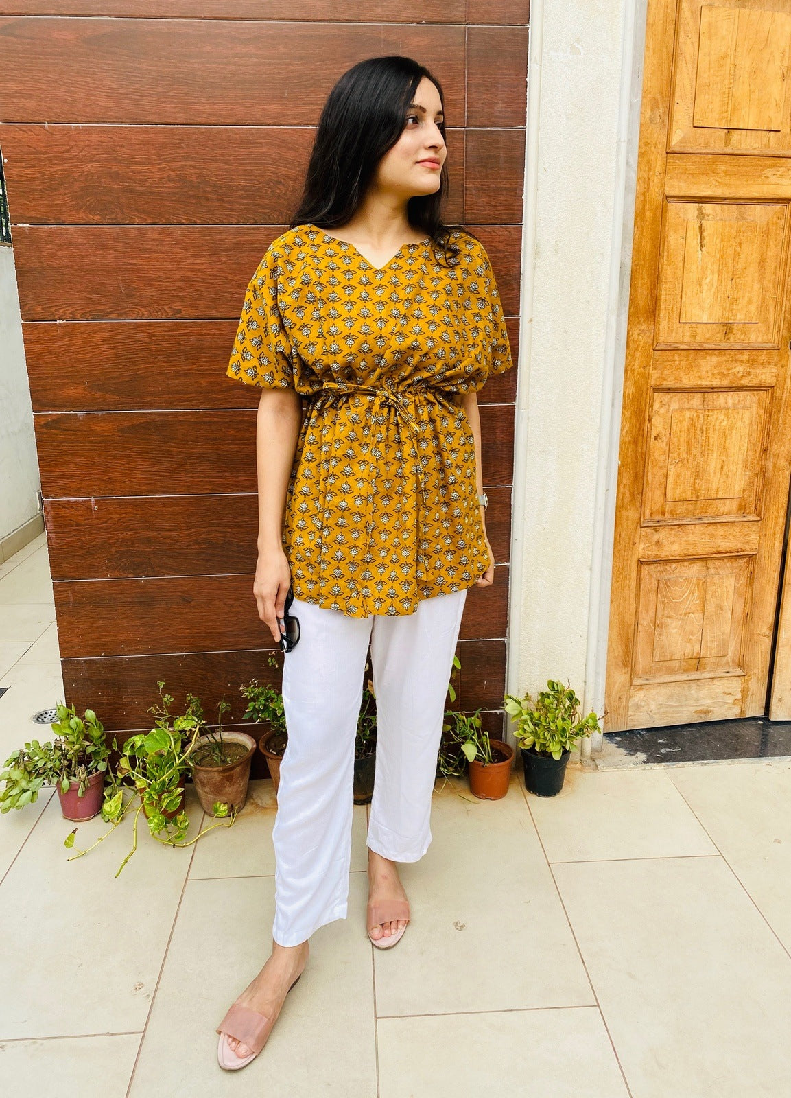 Fiza Kaftan Kurta Set