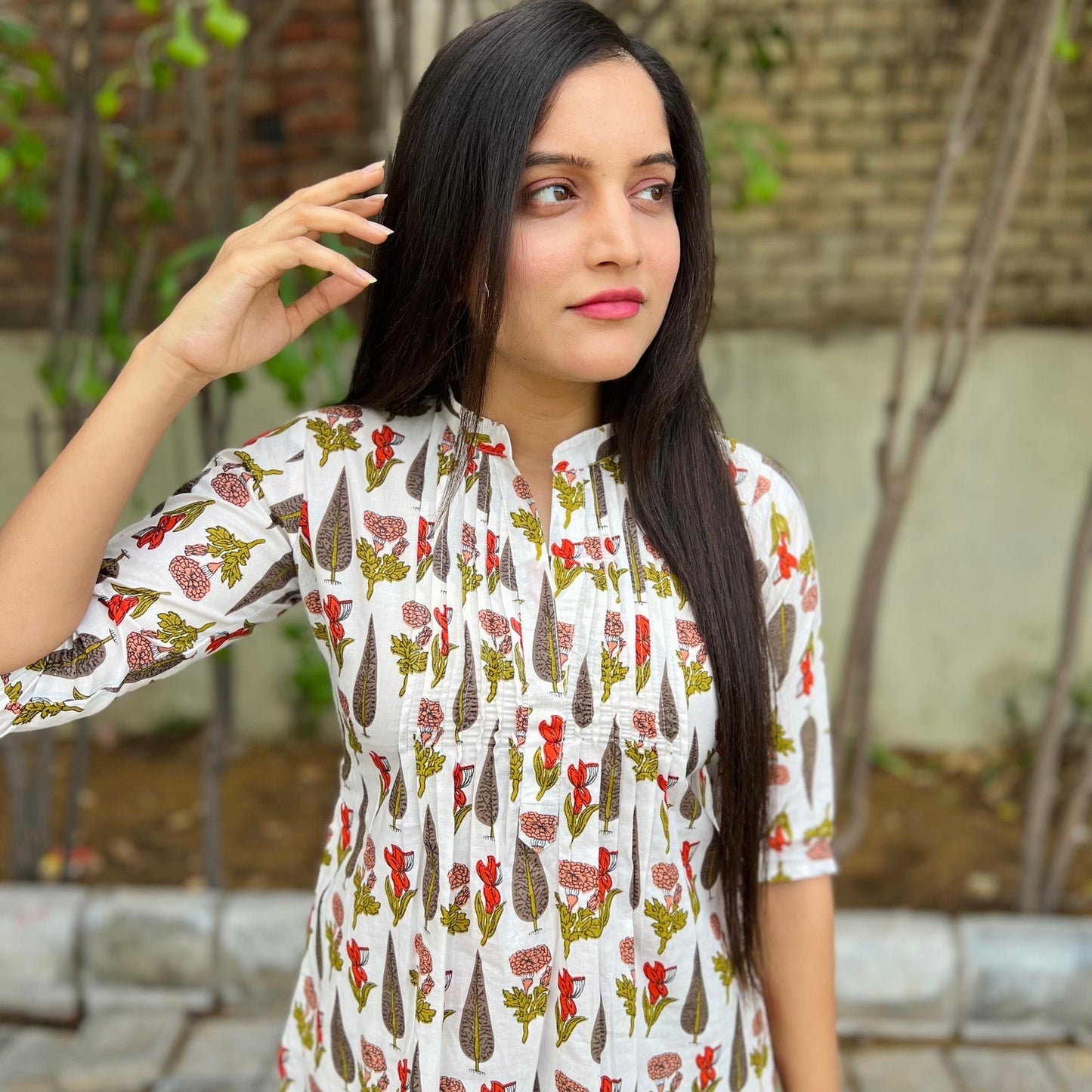 White Pintuck Cord Set