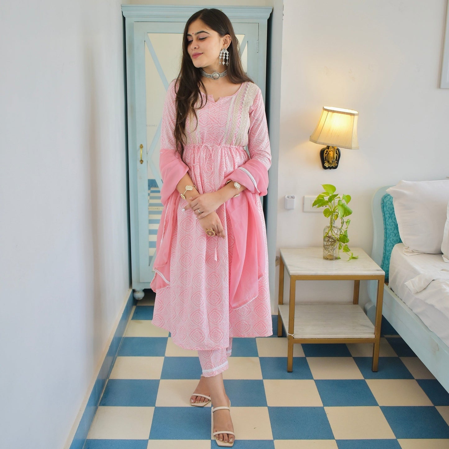 Snowberry Cotton Suit Set