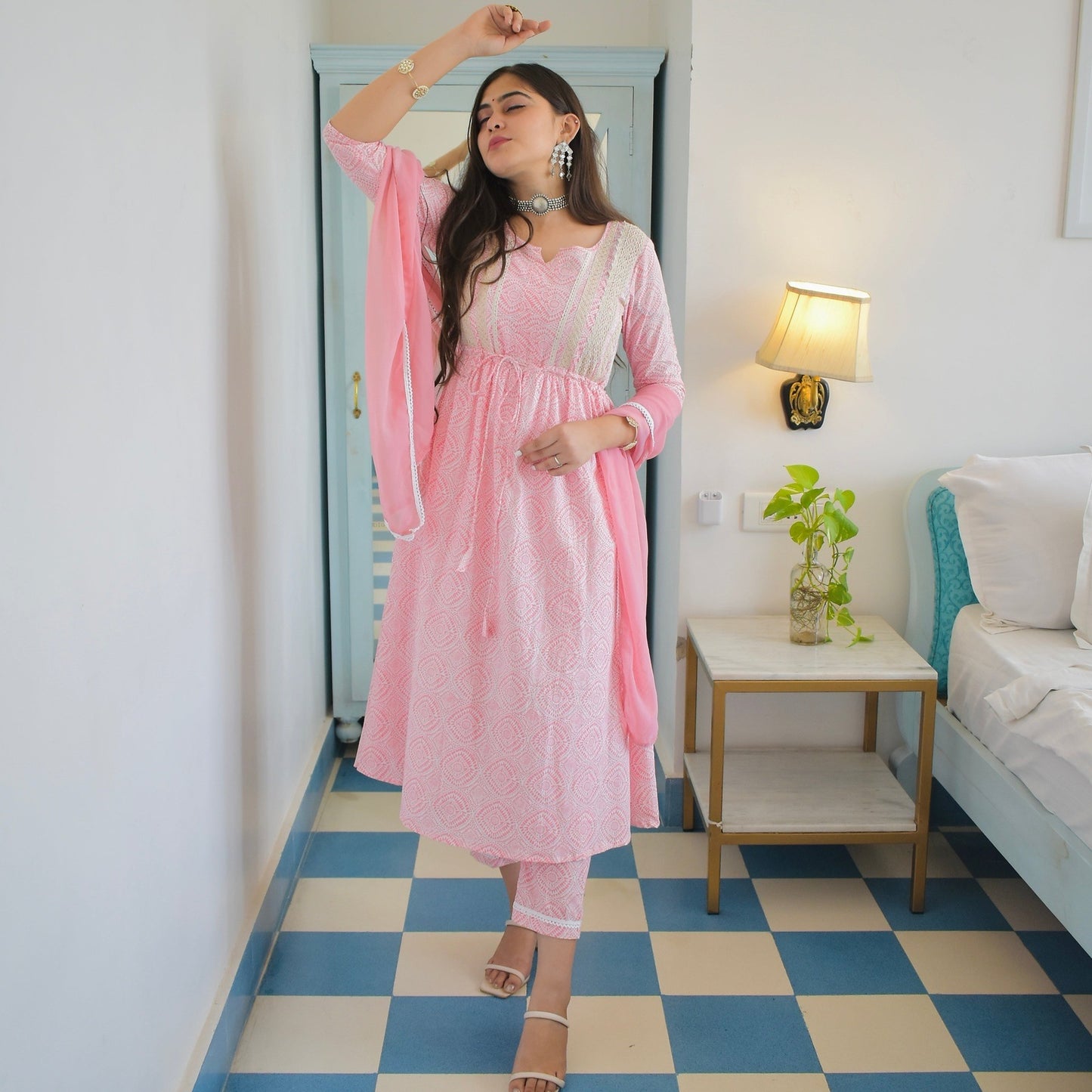 Snowberry Cotton Suit Set