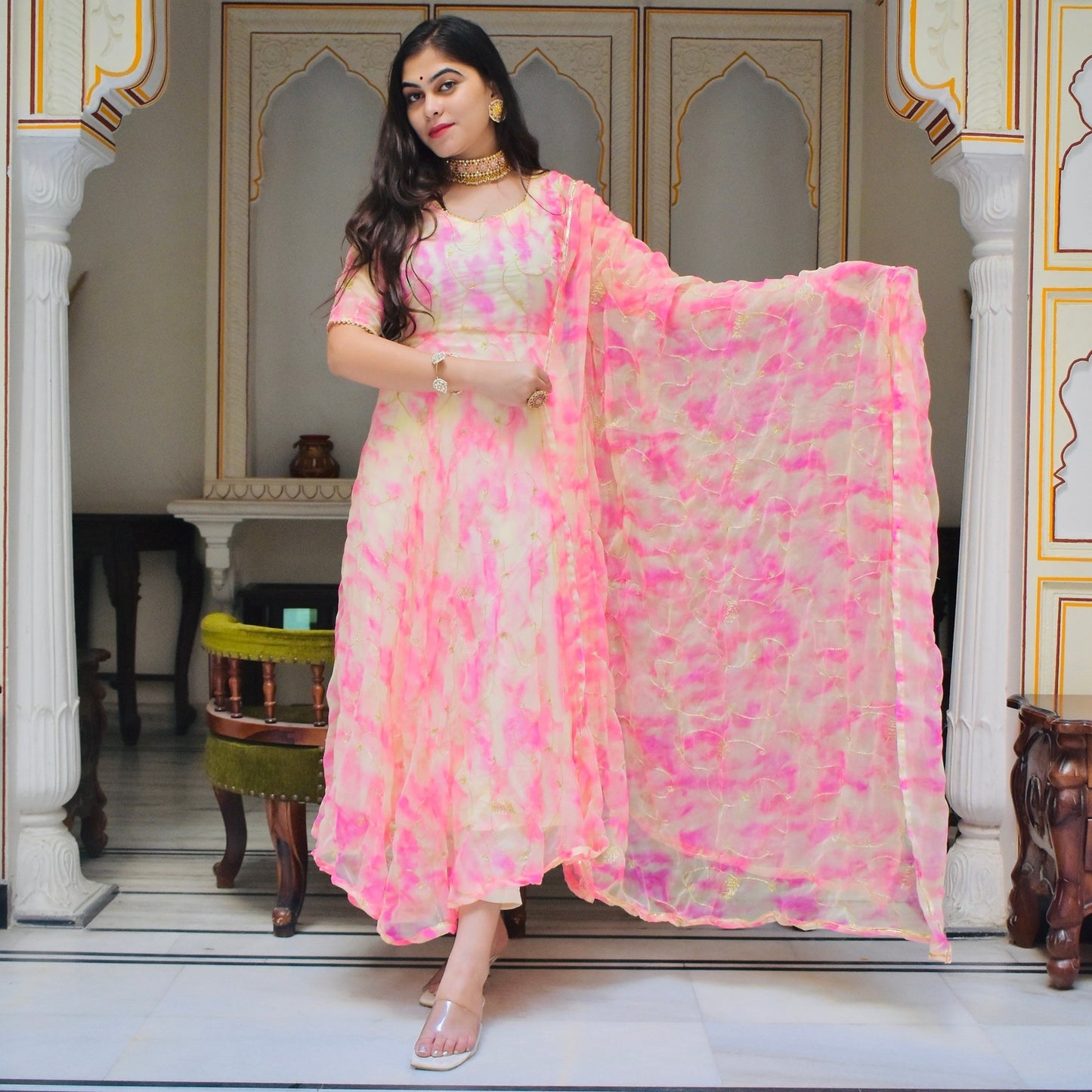 Tara Zari Suit Set