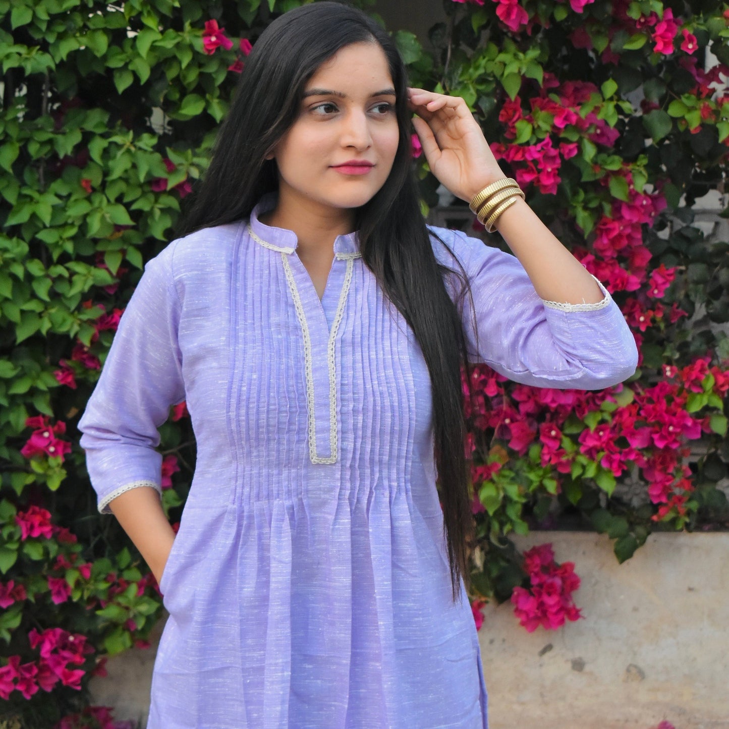 Lilac Linen Cord Set