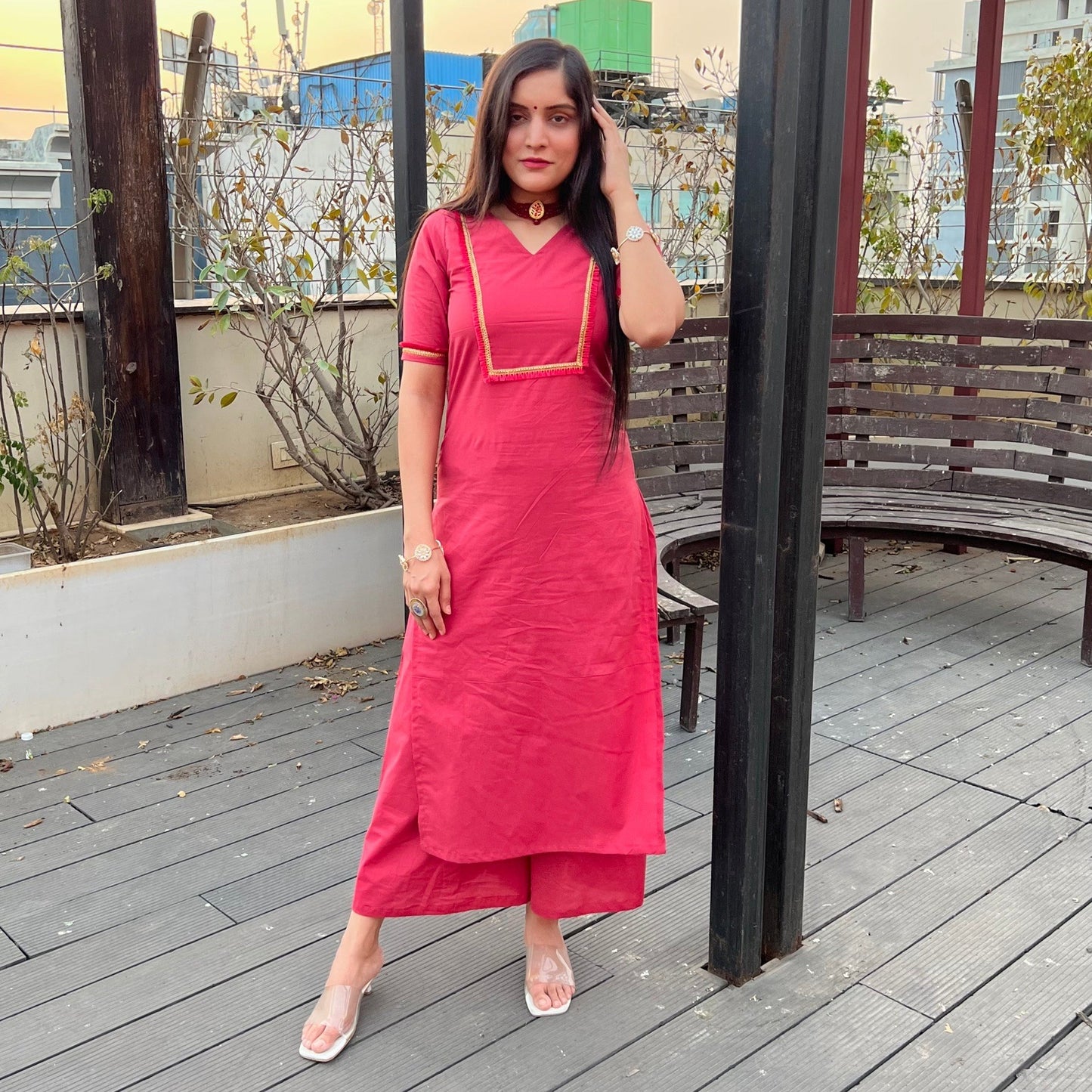 Cherrylit Cotton Kurta Set