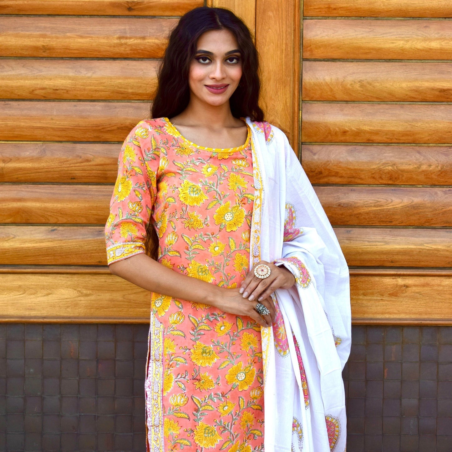 Sunshine Handblock Suit Set