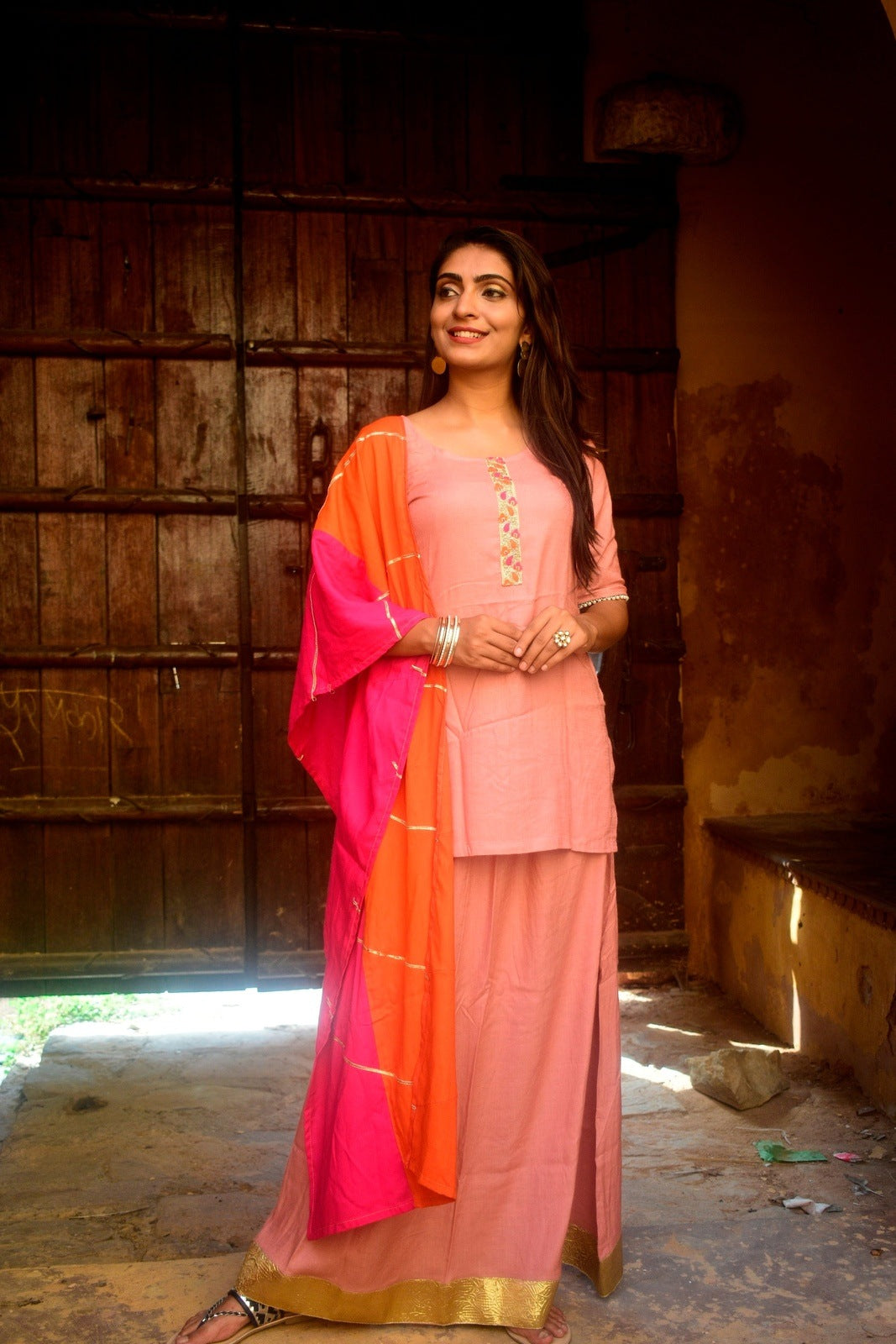 Powder Pink Lehenga Set