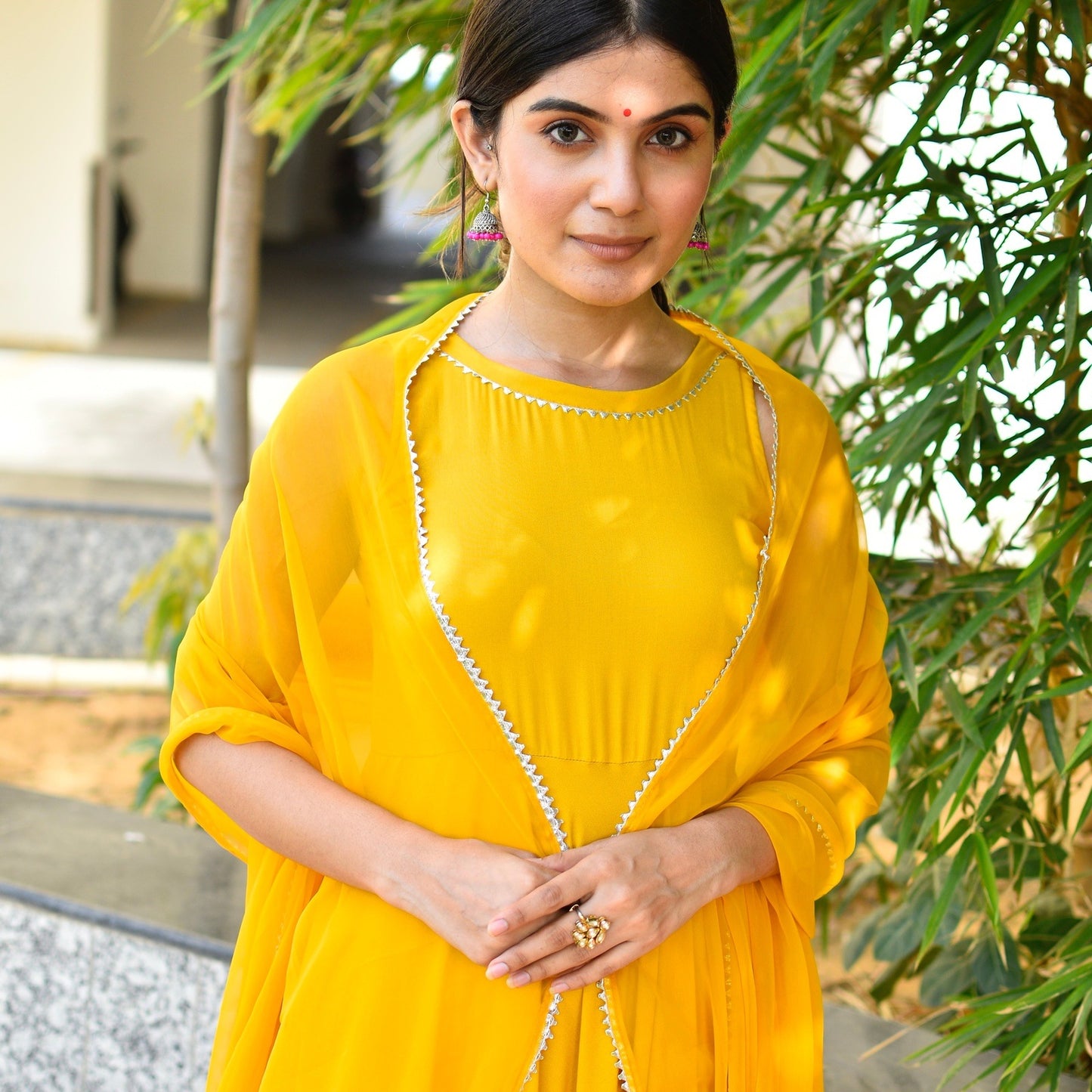 Yellow Mirror Suit Set