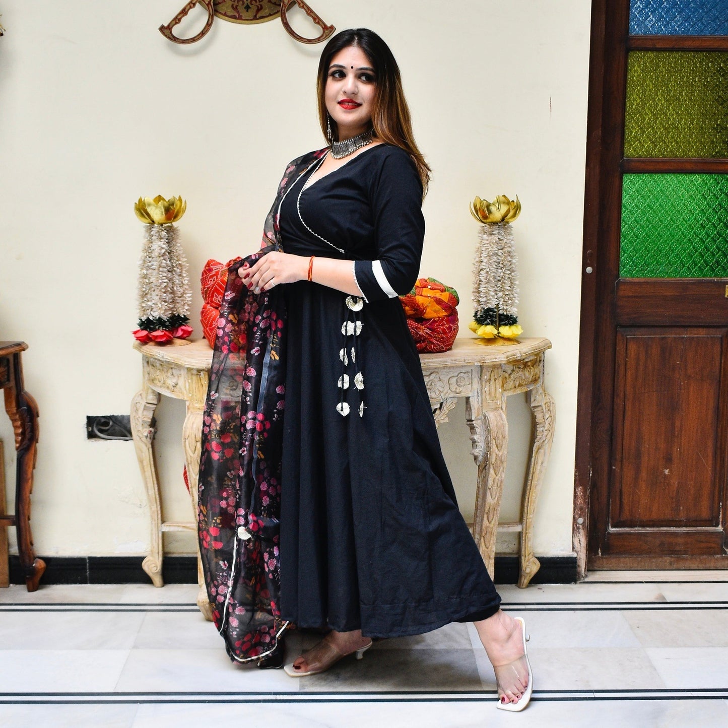 Black Festive Suit Set