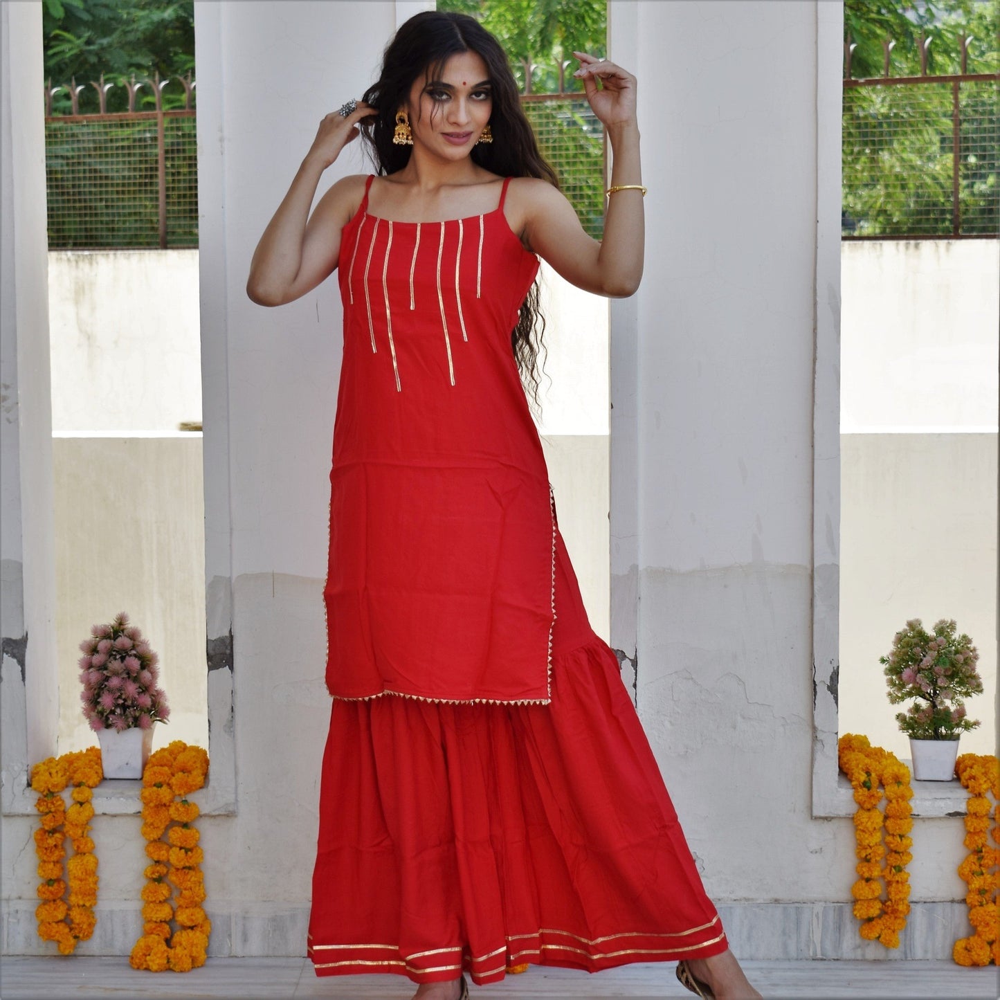 Fairytale Red Kurta Set