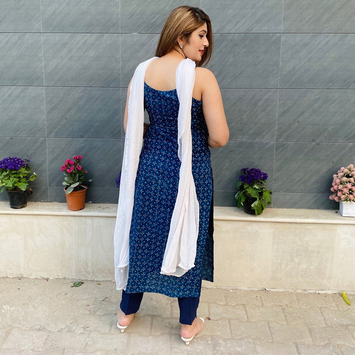 Indigo Dabu Suit Set