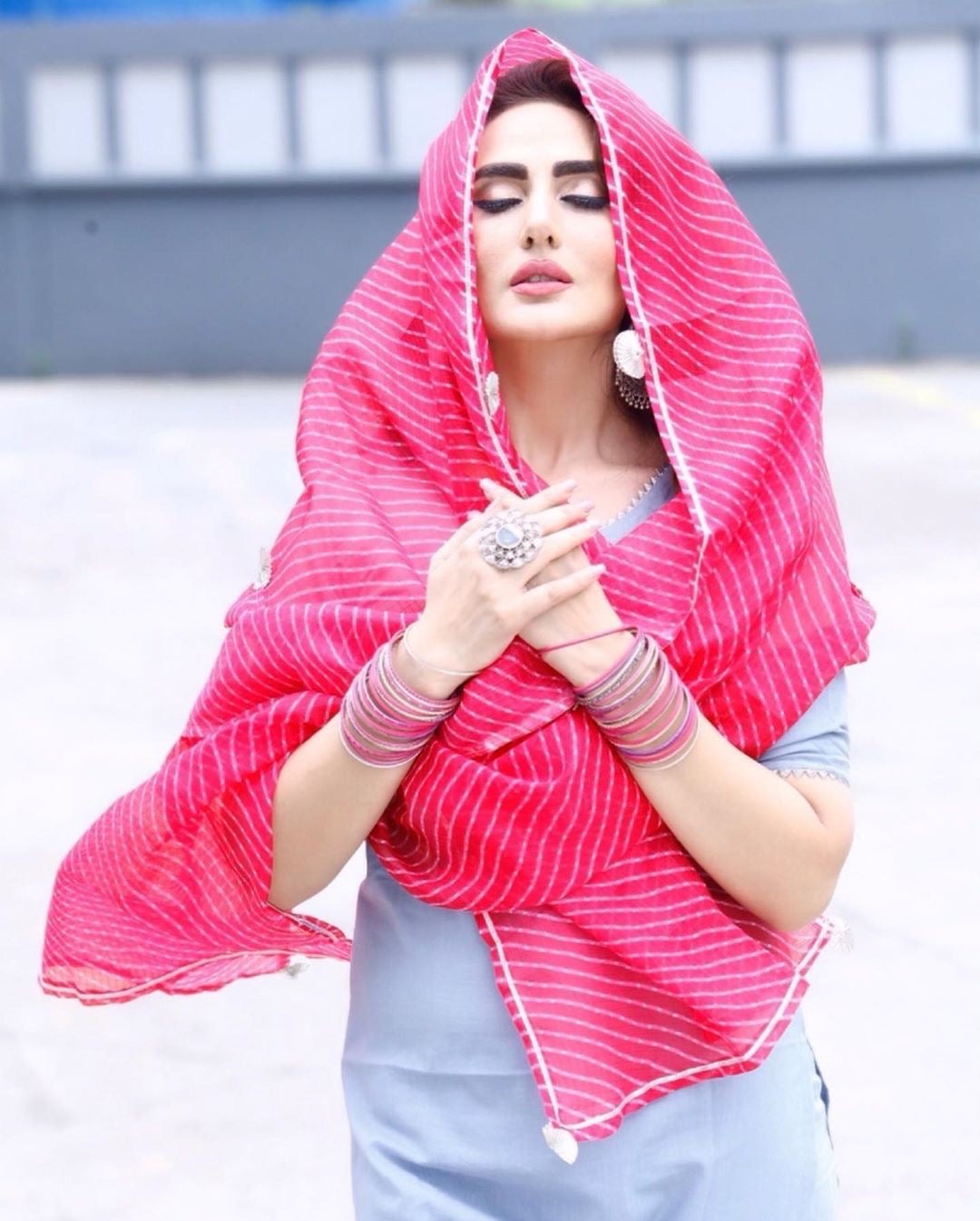 Powder Blue Leharia Suit Set