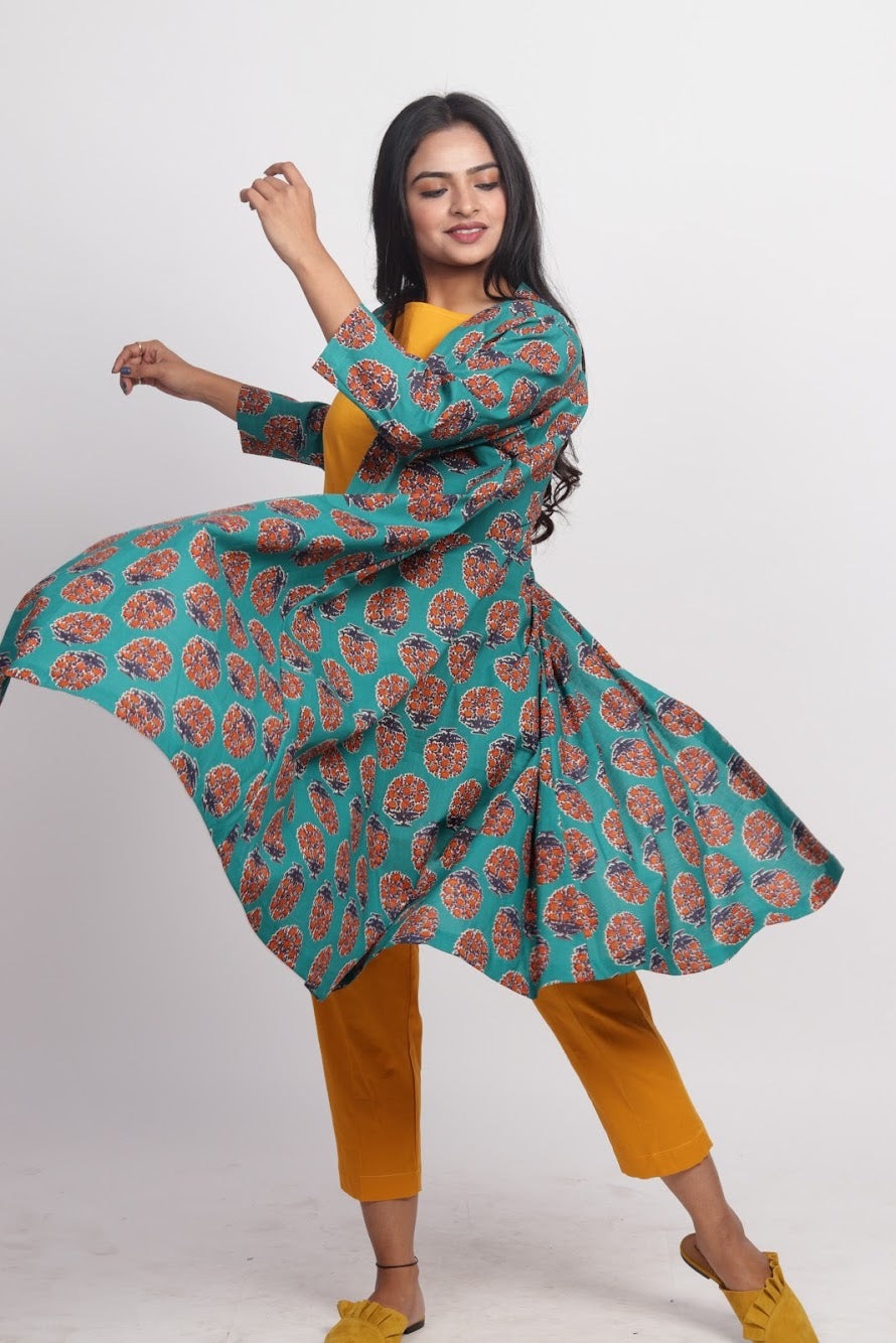 Mustard Jumpsuit Jacket Set