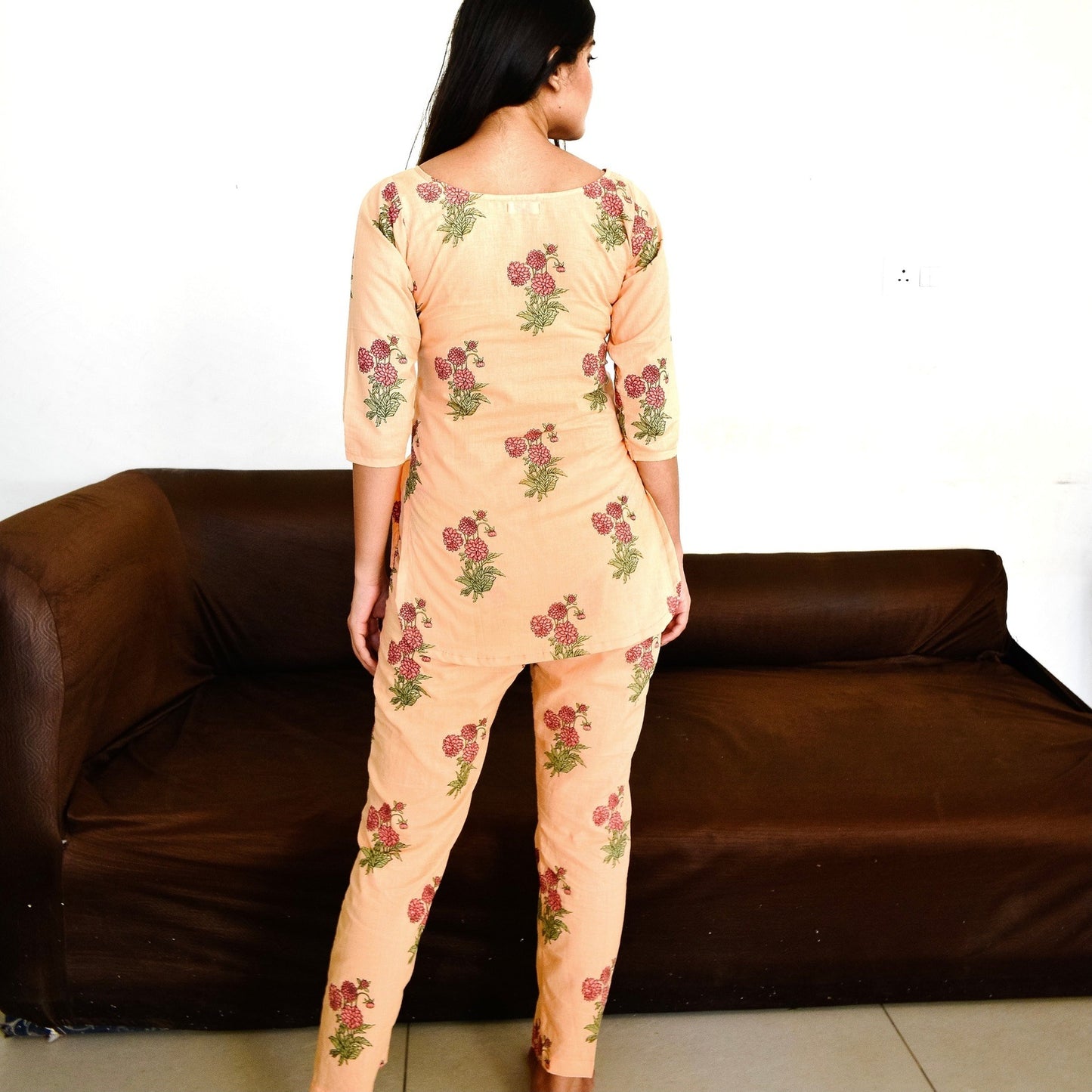 Peach Block Cord Set