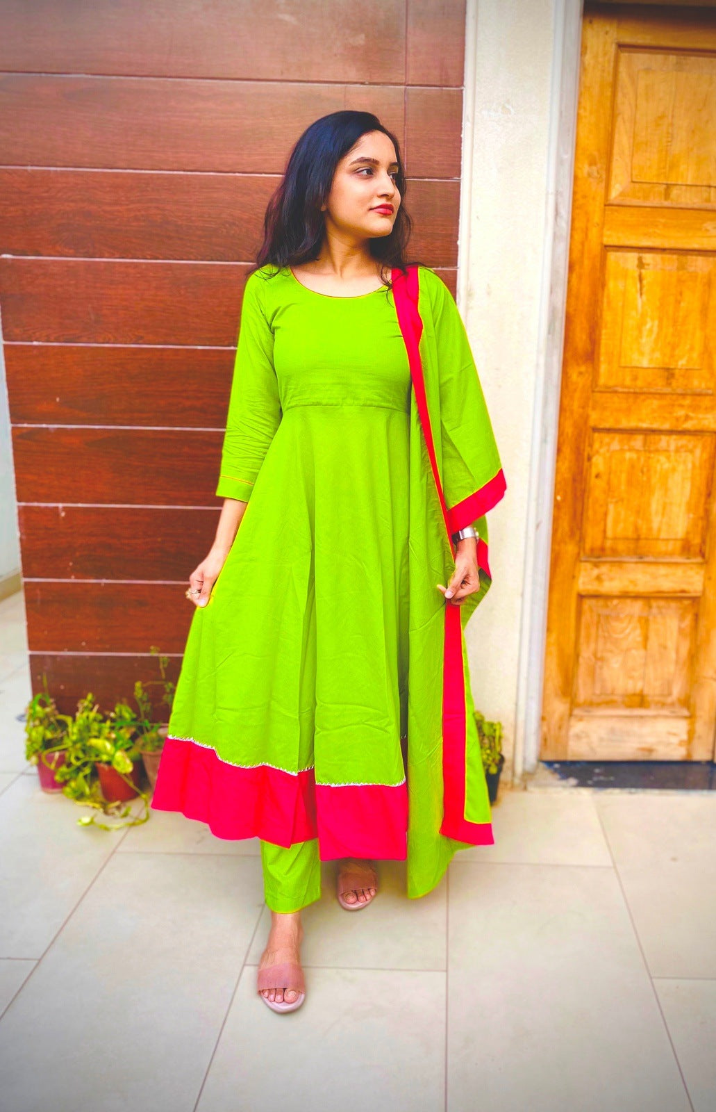 Sage Cotton Suit Set