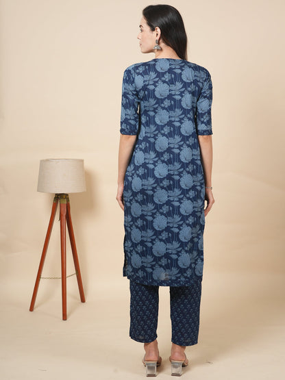 Indigo Alia Kurta Set
