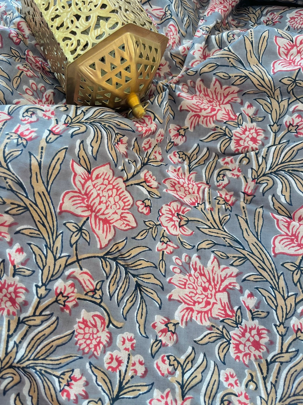 Priti Handblock Cotton Fabric