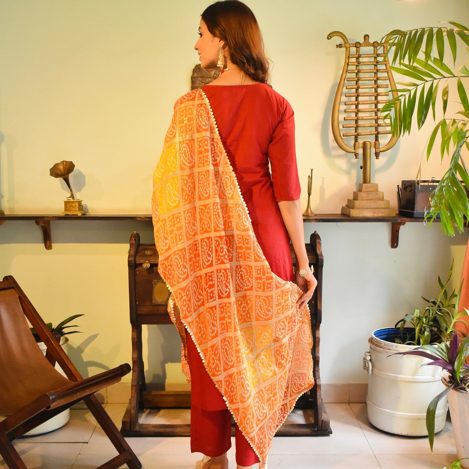 Tara Bhandej Cotton Suit Set
