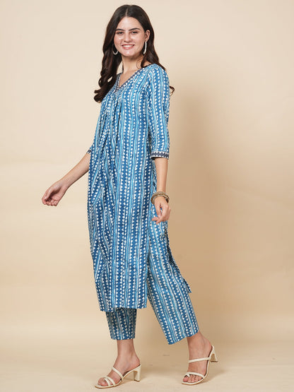 Indigo Alia Kurta Set