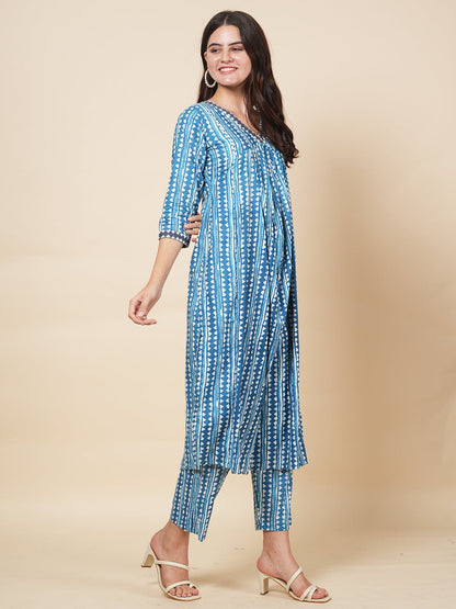 Indigo Alia Kurta Set