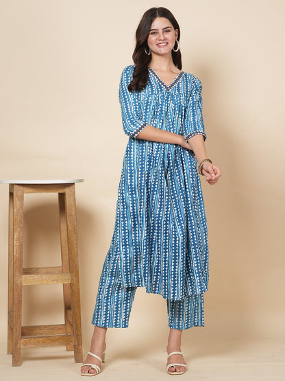 Indigo Alia Kurta Set
