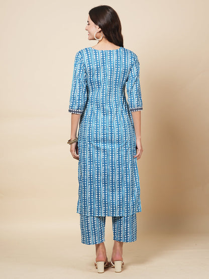 Indigo Alia Kurta Set