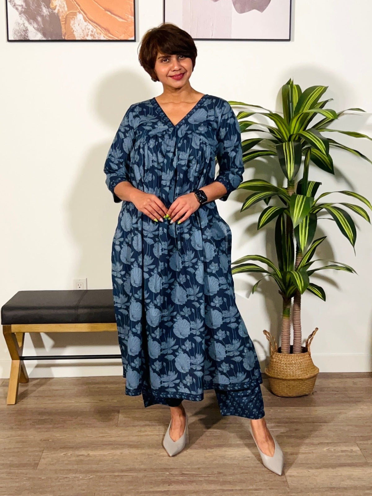 Indigo Alia Kurta Set