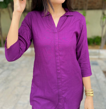 Purple Cord Set