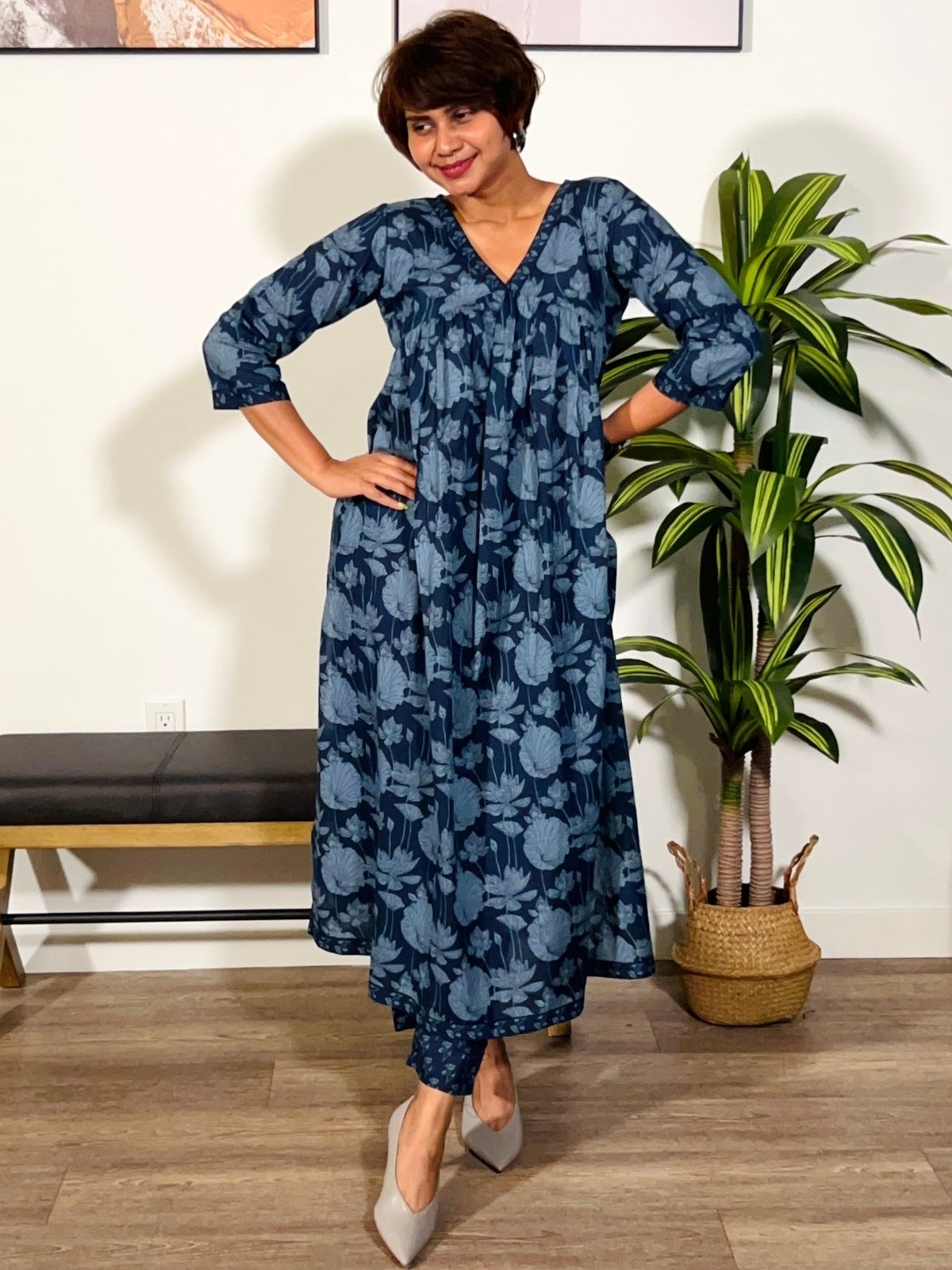 Indigo Alia Kurta Set