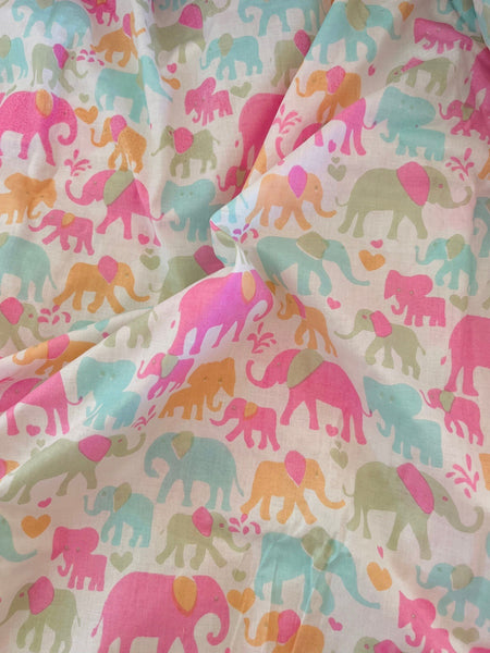 Hathi Handblock Cotton Fabric