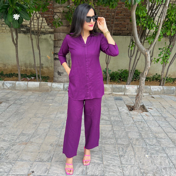 Purple Cord Set